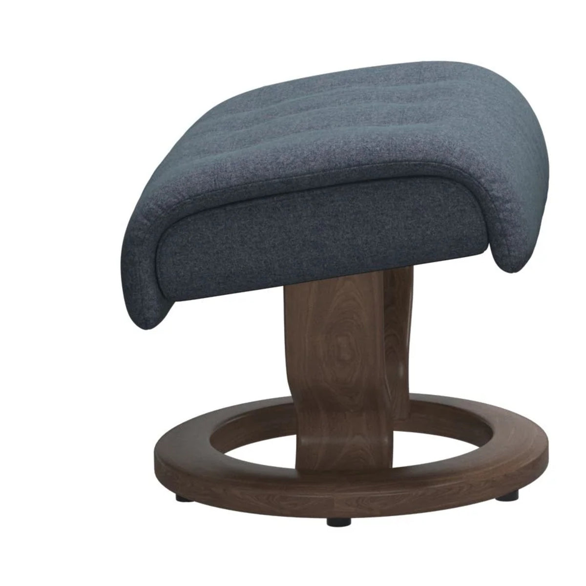 Stressless Erik fodskammel med Classic-stel i Calido Blue