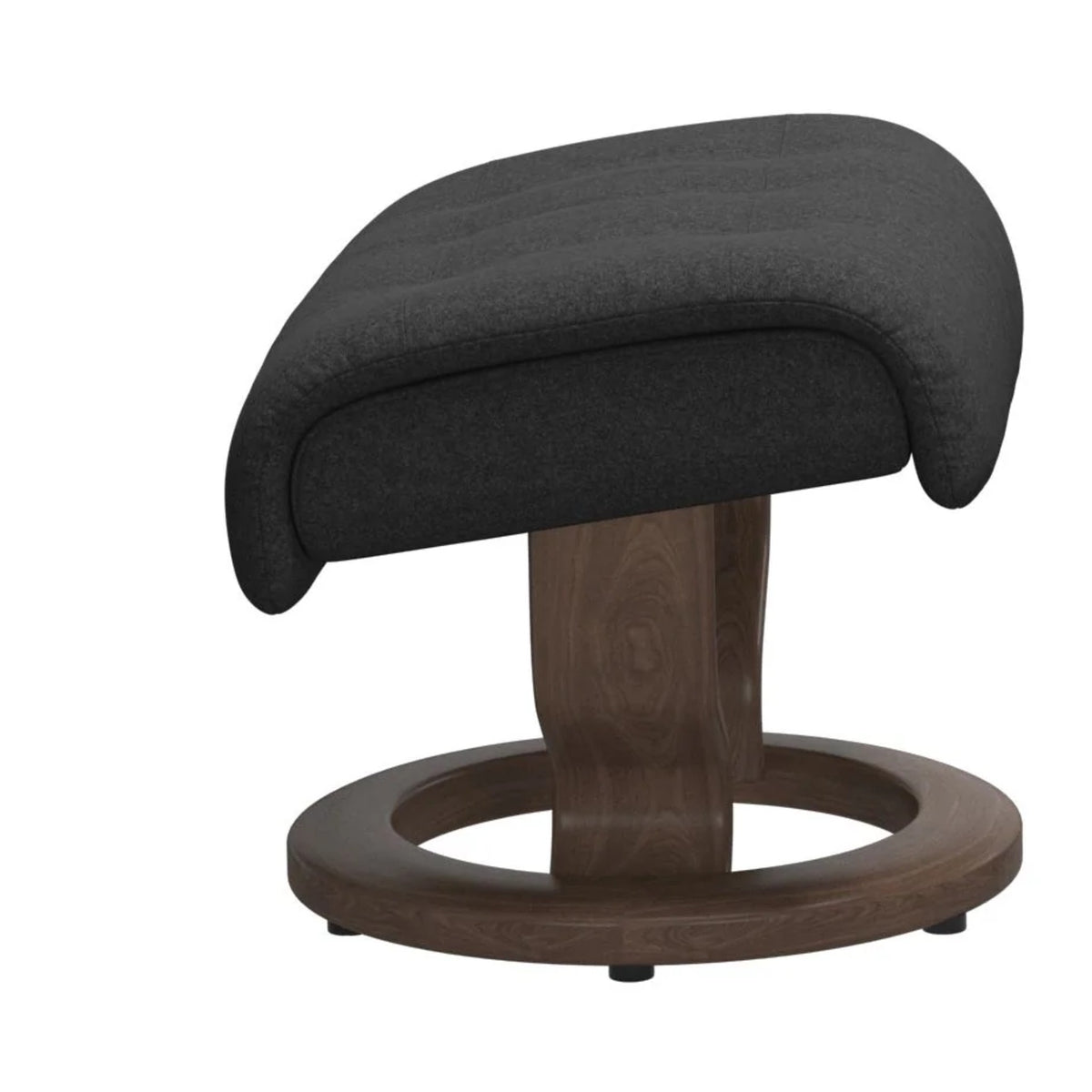 Stressless Erik fodskammel med Classic-stel i Calido Dark Grey