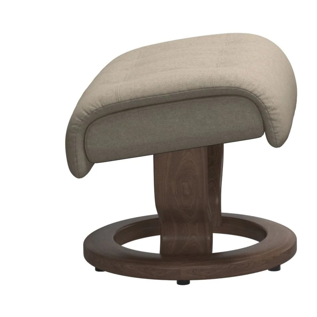 Stressless Erik fodskammel med Classic-stel i Calido Light Beige