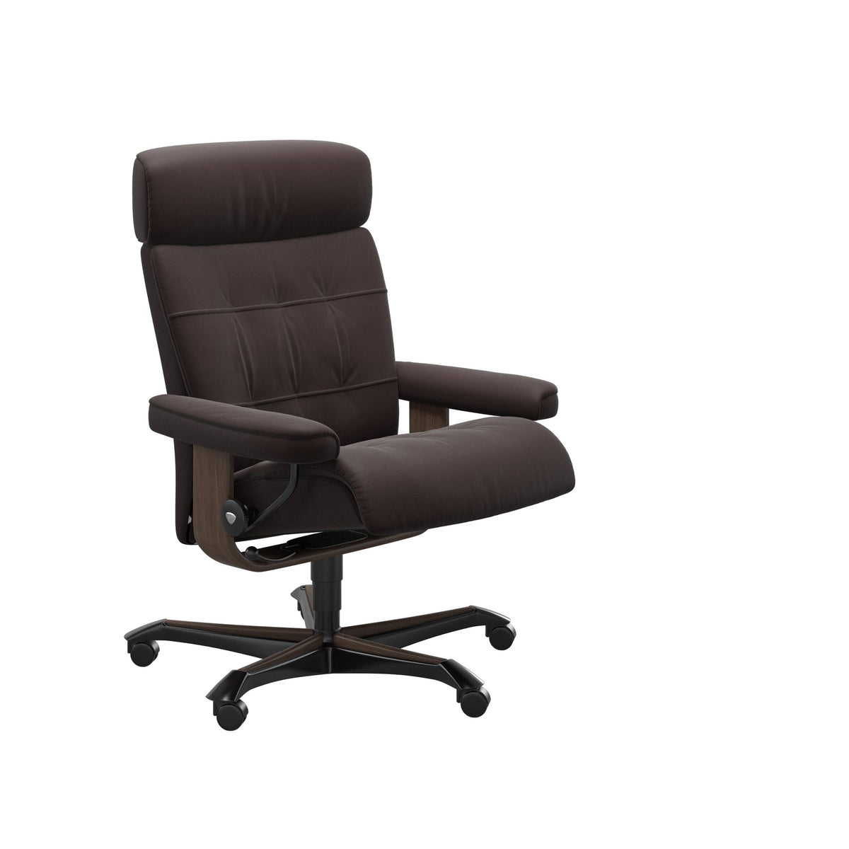 Stressless Erik kontorstol i Paloma Chocolate