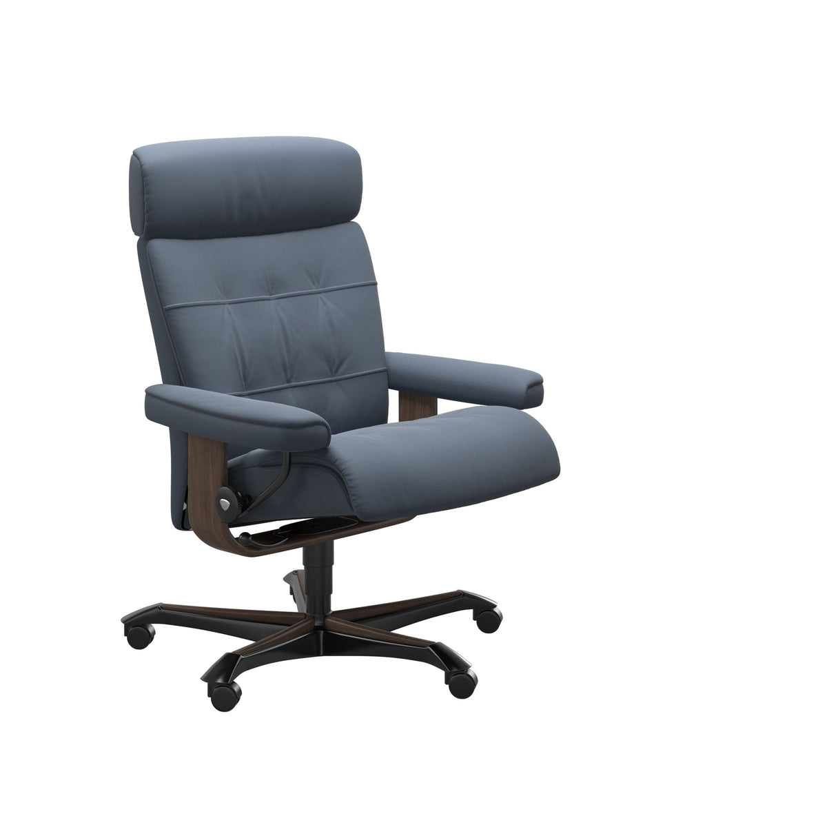 Stressless Erik kontorstol i Paloma Sparrow Blue