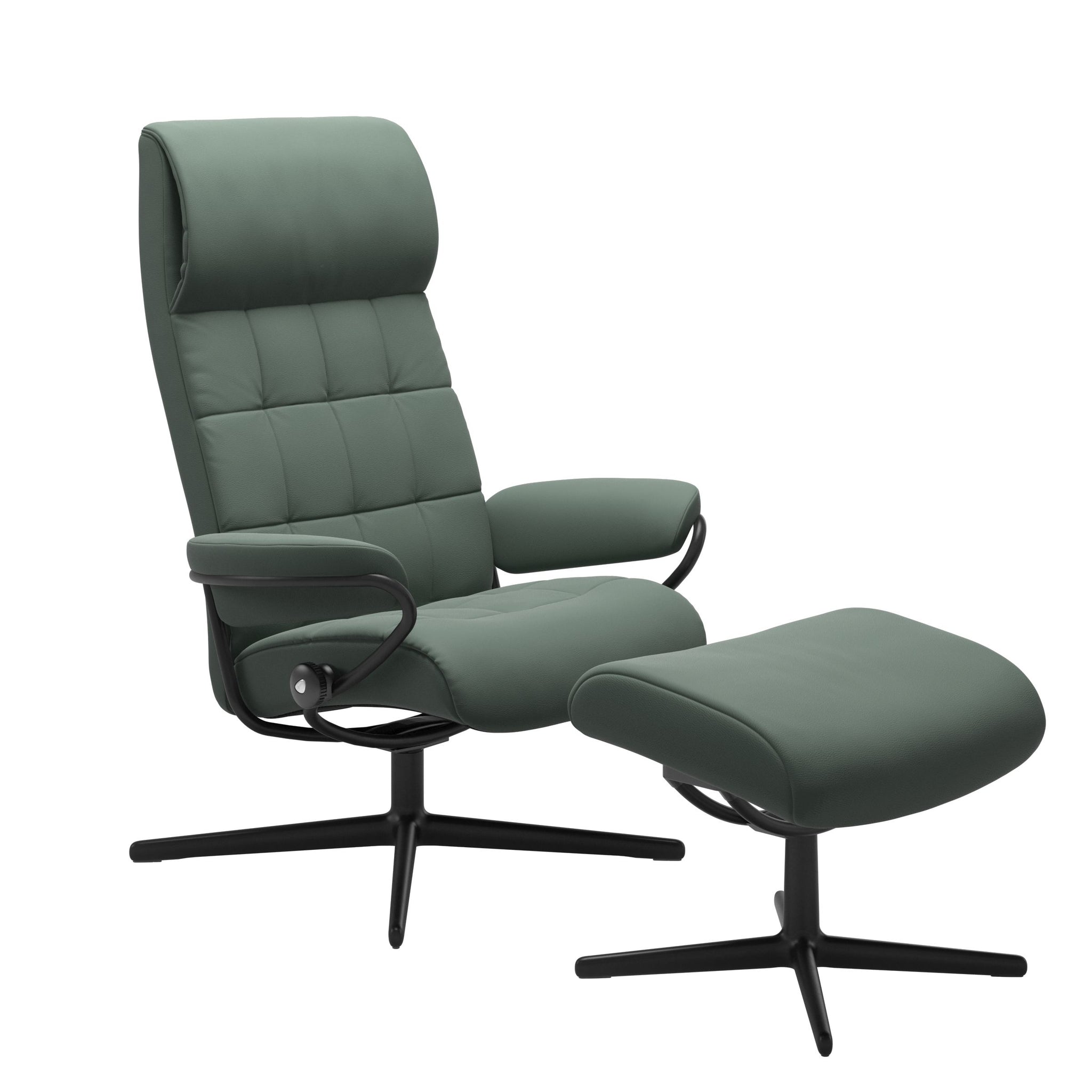 Stressless London Cross lænestol høj ryg i Paloma Sage Green