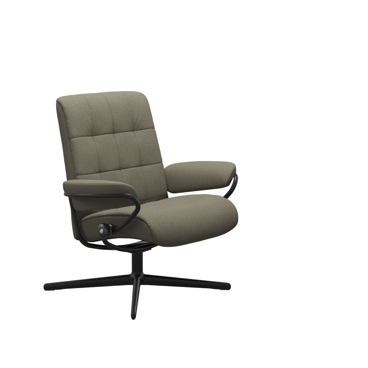 Stressless London Cross lænestol lav ryg i Calido Olive