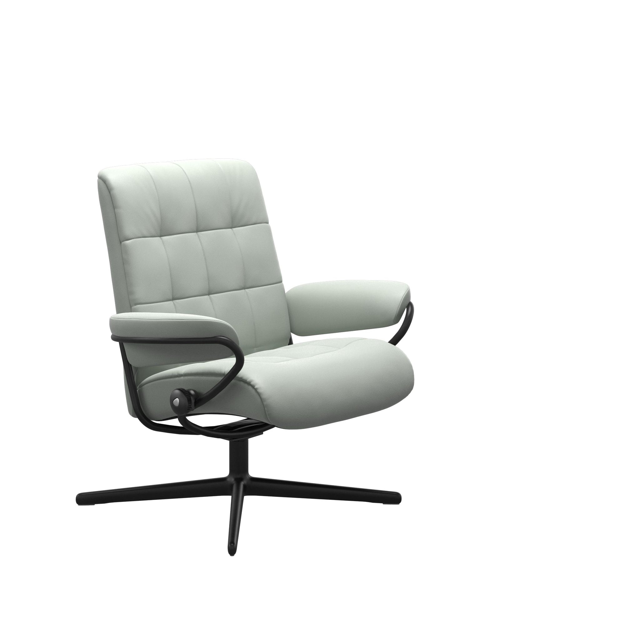 Stressless London Cross lænestol lav ryg i Paloma Breezy Blue
