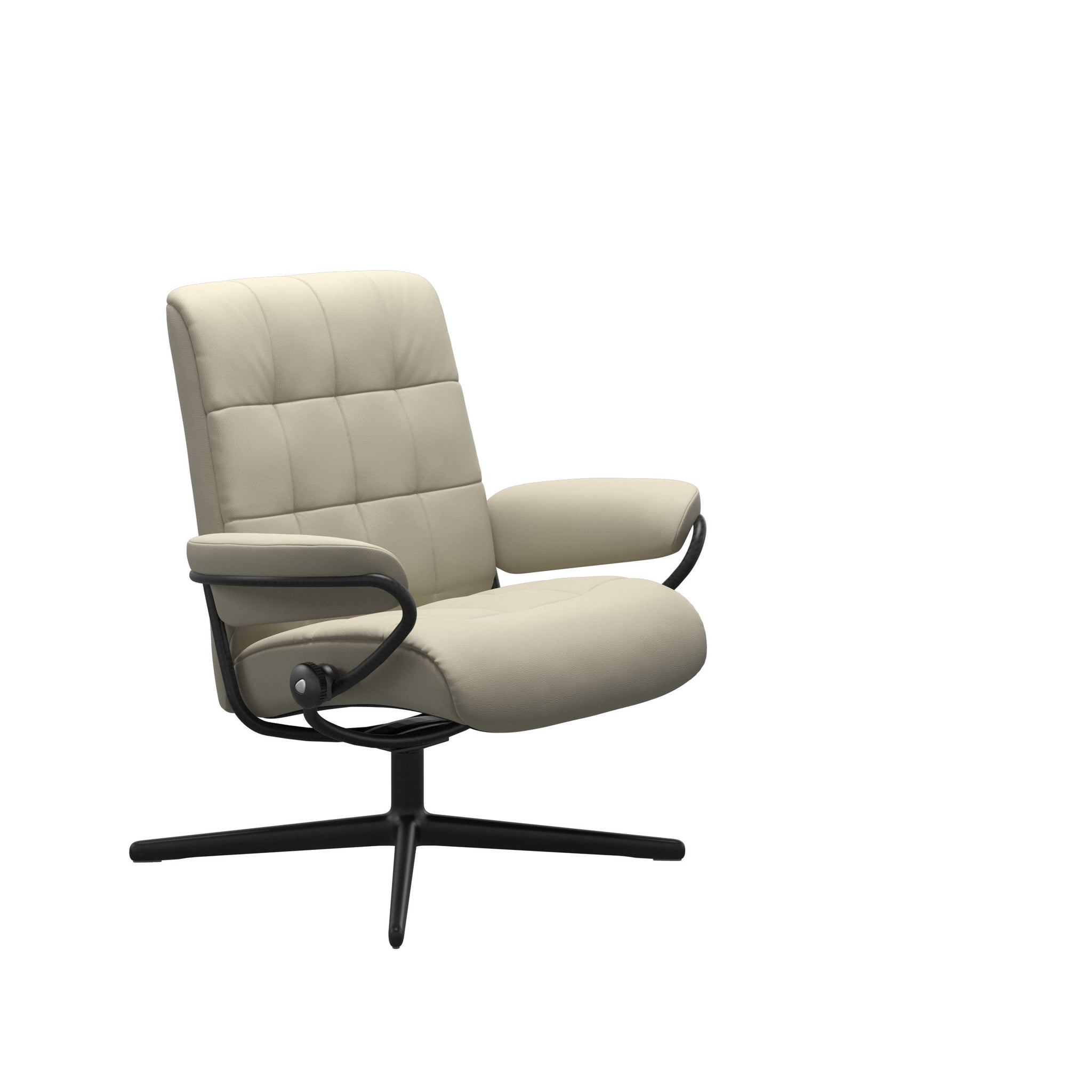 Stressless London Cross lænestol lav ryg i Paloma Light Grey