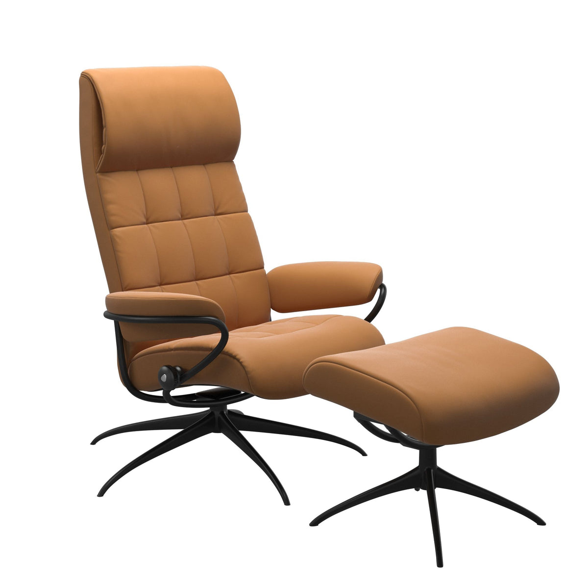 Stressless London Starbase lænestol høj ryg i Batick New Caramel