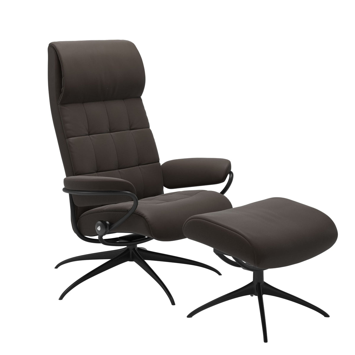 Stressless London Starbase lænestol høj ryg i Paloma Chestnut