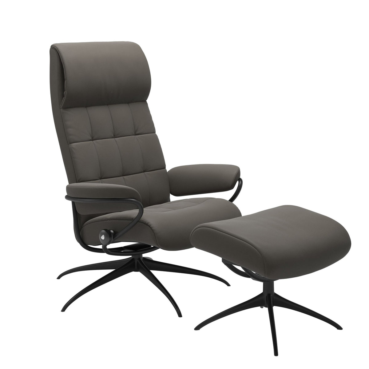 Stressless London Starbase lænestol høj ryg i Paloma Metal Grey