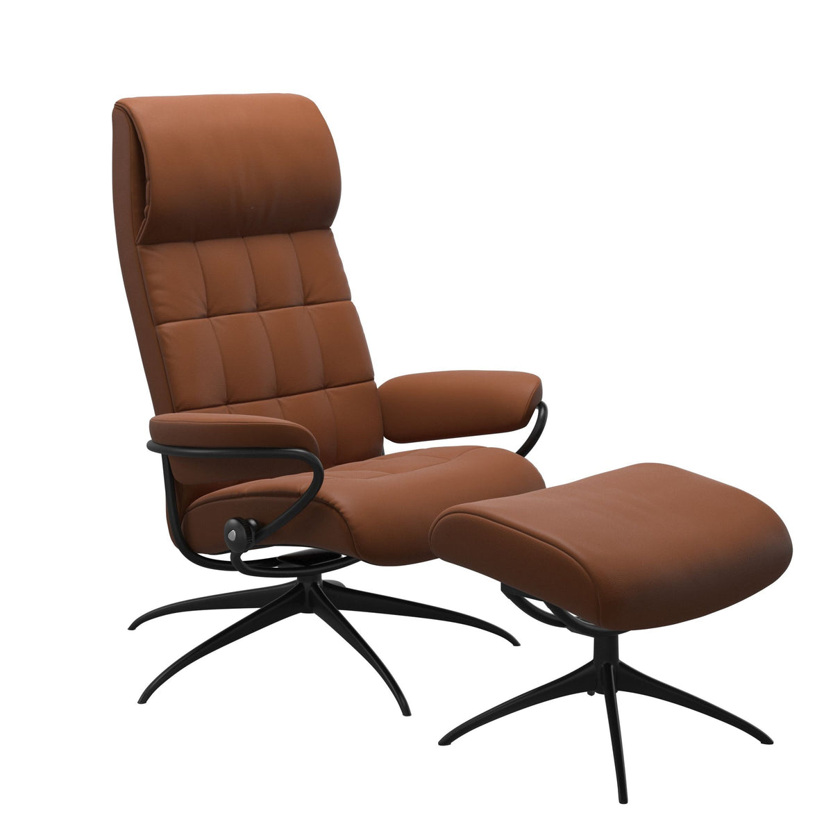 Stressless London Starbase lænestol høj ryg i Paloma New Cognac