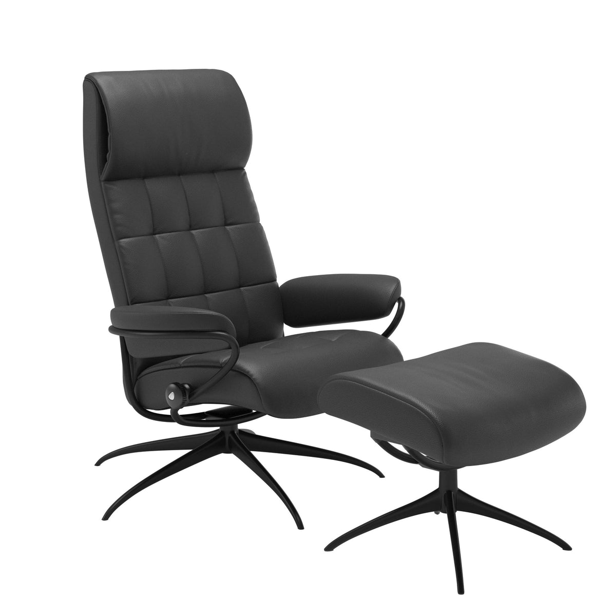 Stressless London Starbase lænestol høj ryg i Velaro Anthracite