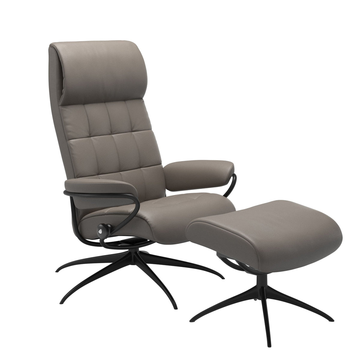 Stressless London Starbase lænestol høj ryg i Velaro Grey