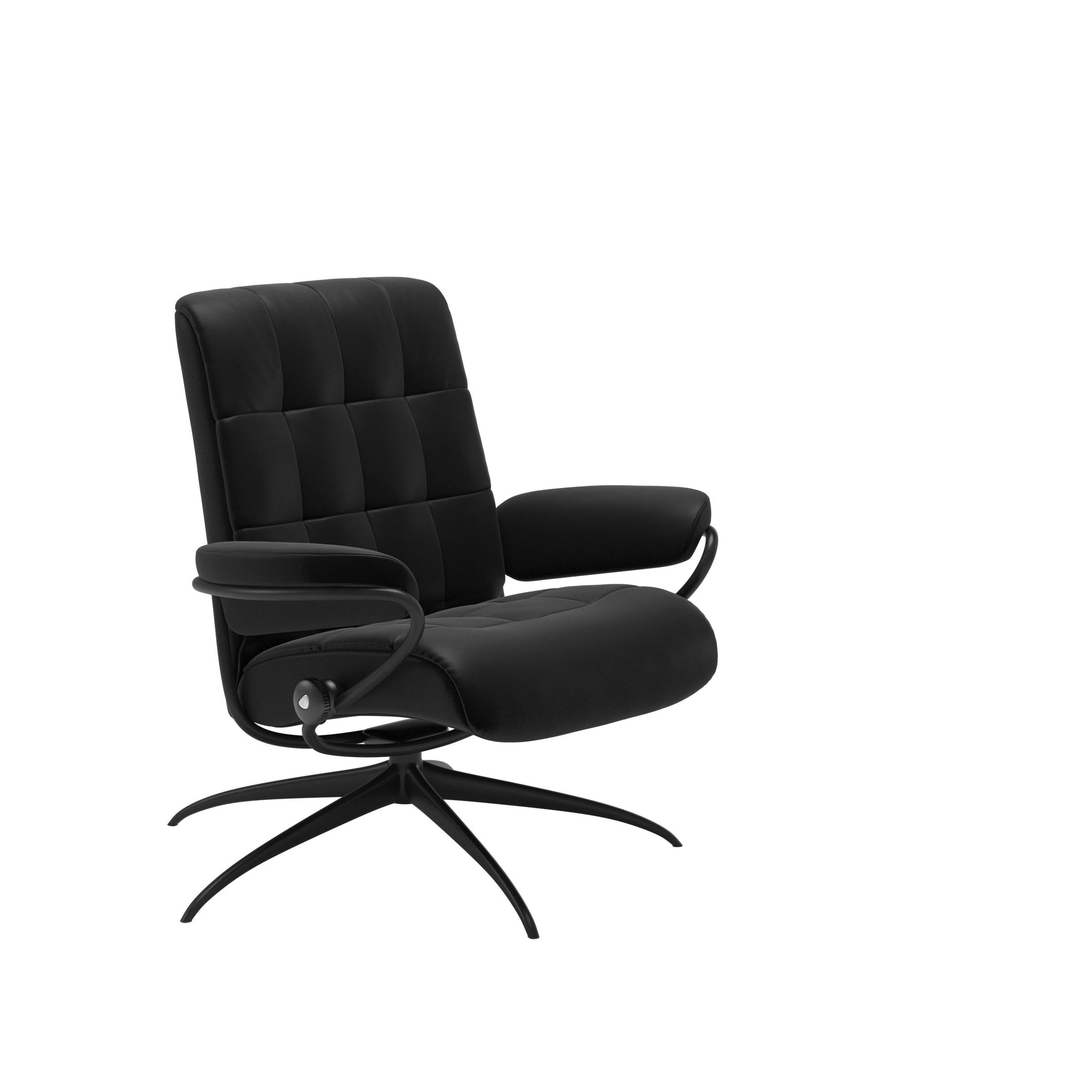 Stressless London Starbase lænestol lav ryg i Batick Black