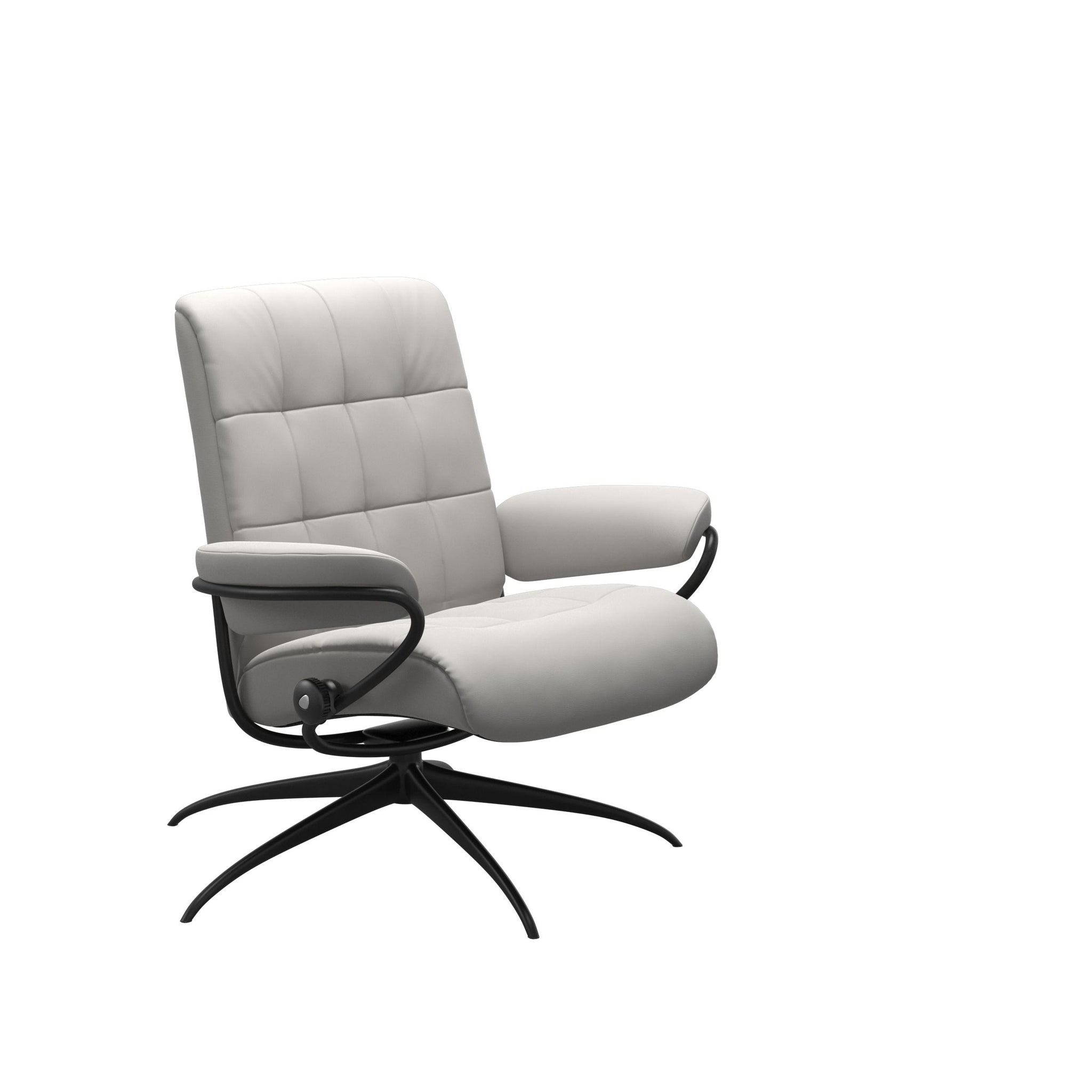 Stressless London Starbase lænestol lav ryg i Batick Platinum Grey