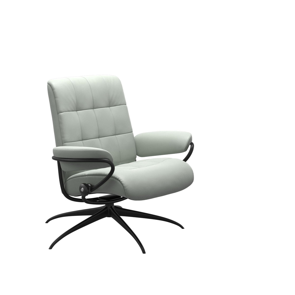 Stressless London Starbase lænestol lav ryg i Paloma Breezy Blue