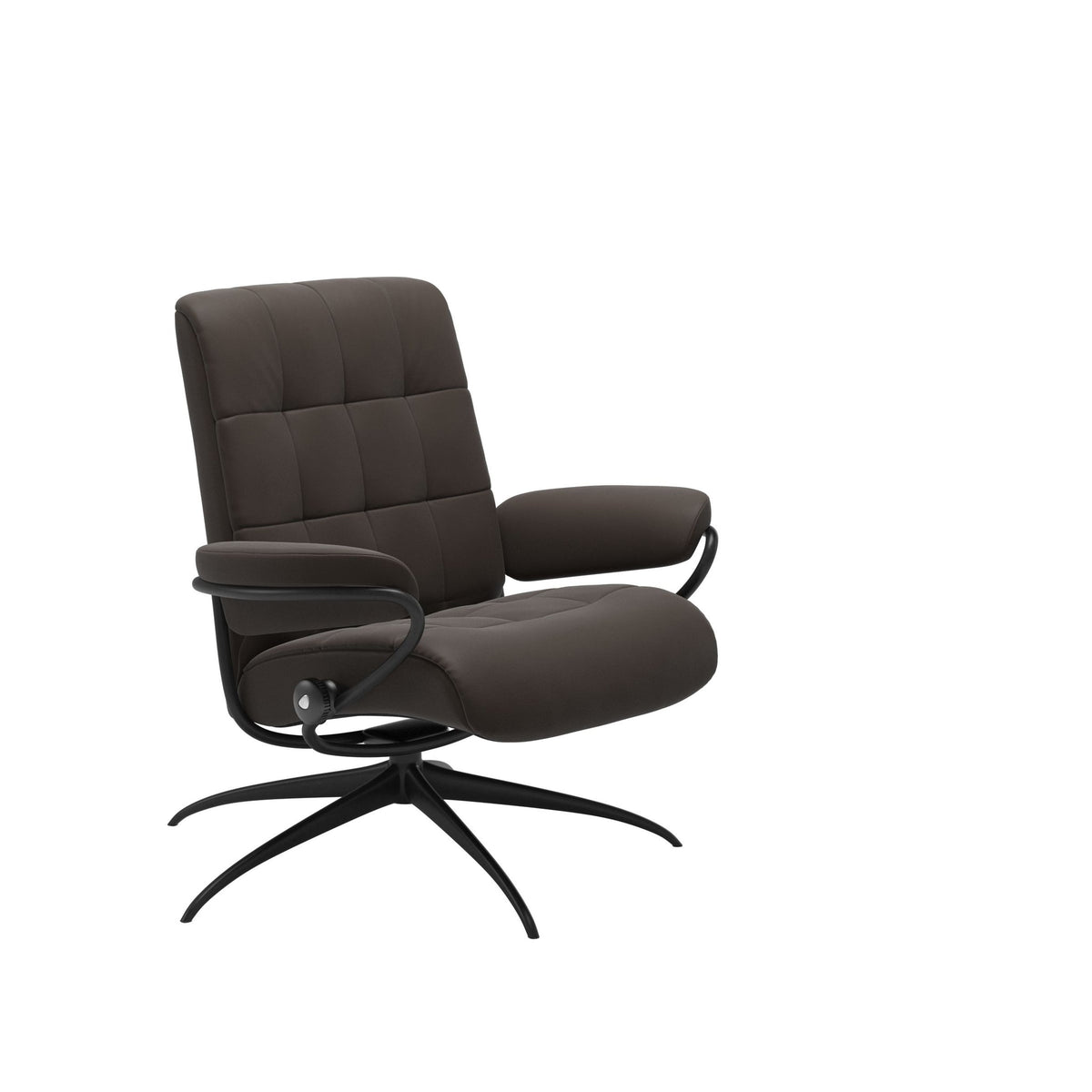 Stressless London Starbase lænestol lav ryg i Paloma Chestnut
