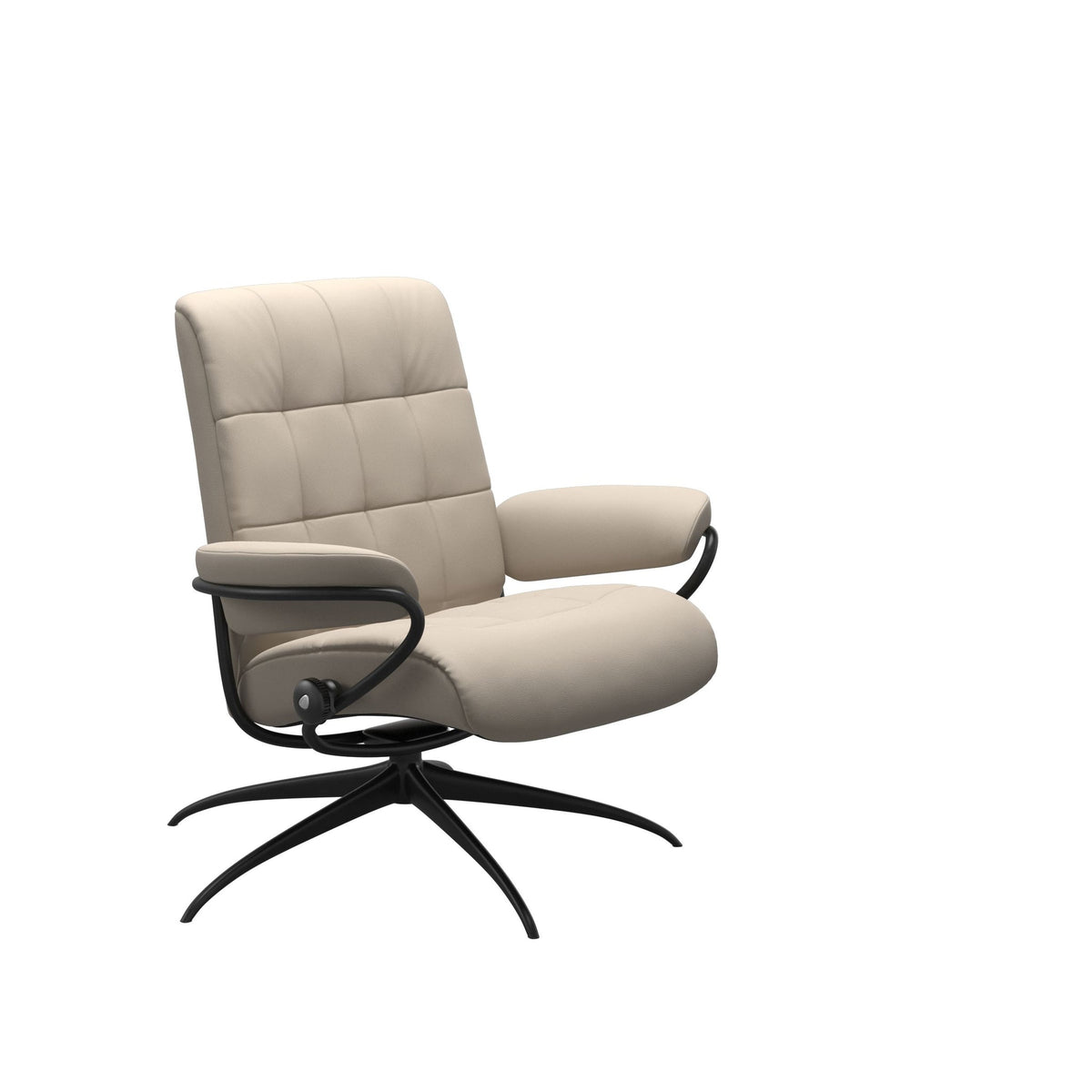 Stressless London Starbase lænestol lav ryg i Paloma Fog
