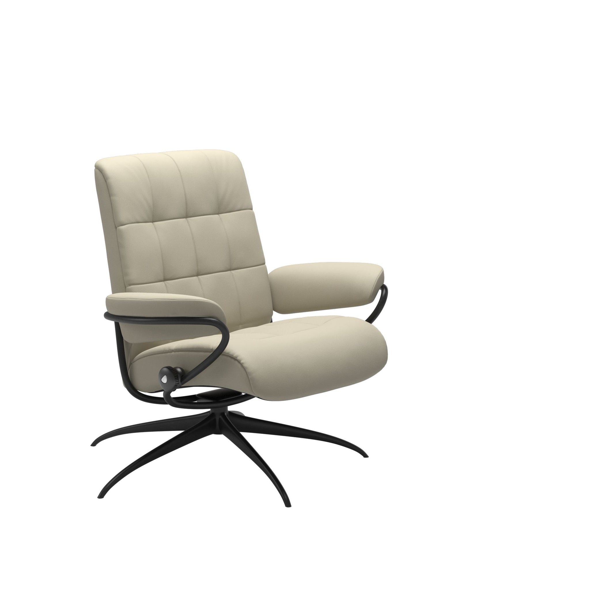 Stressless London Starbase lænestol lav ryg i Paloma Light Grey