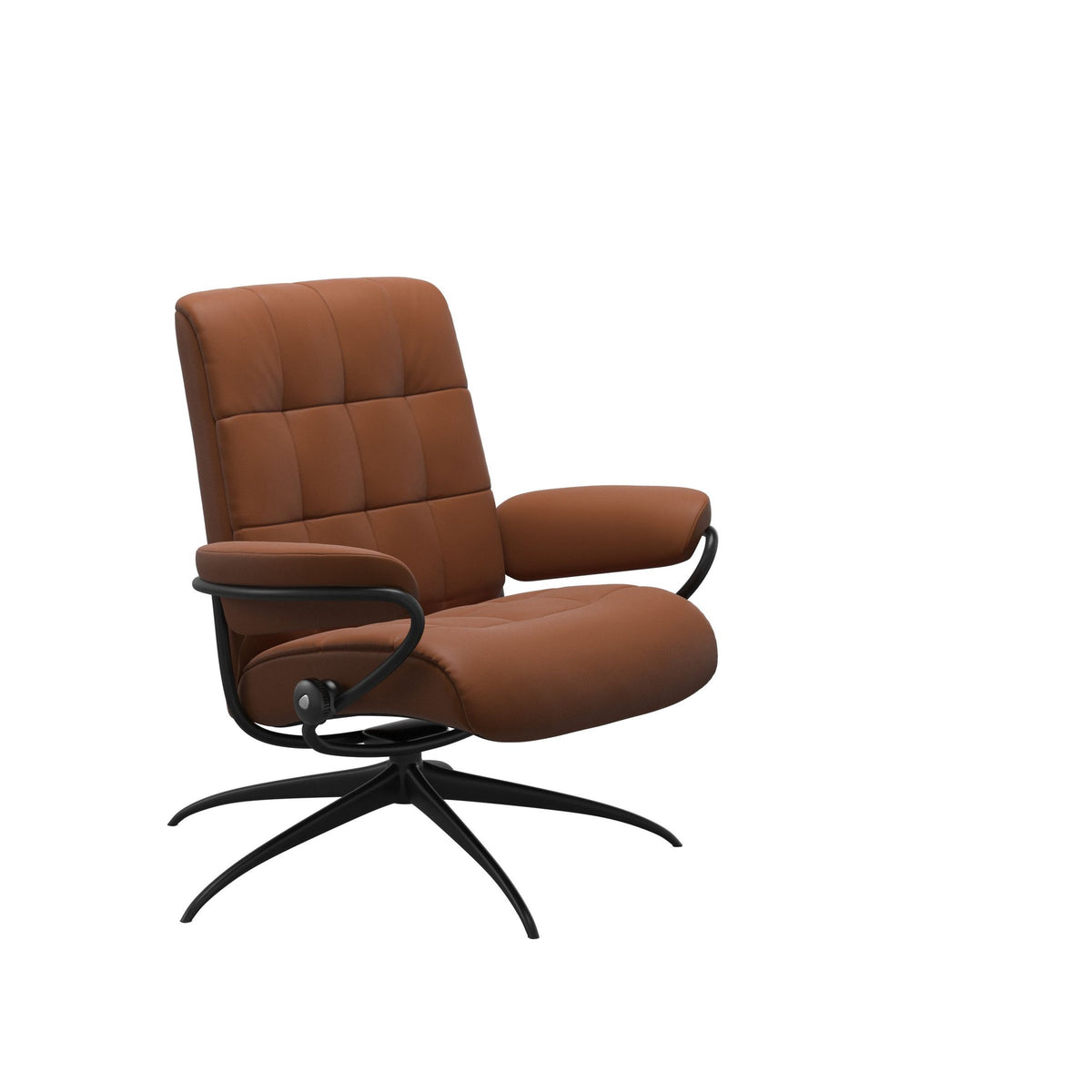 Stressless London Starbase lænestol lav ryg i Paloma New Cognac