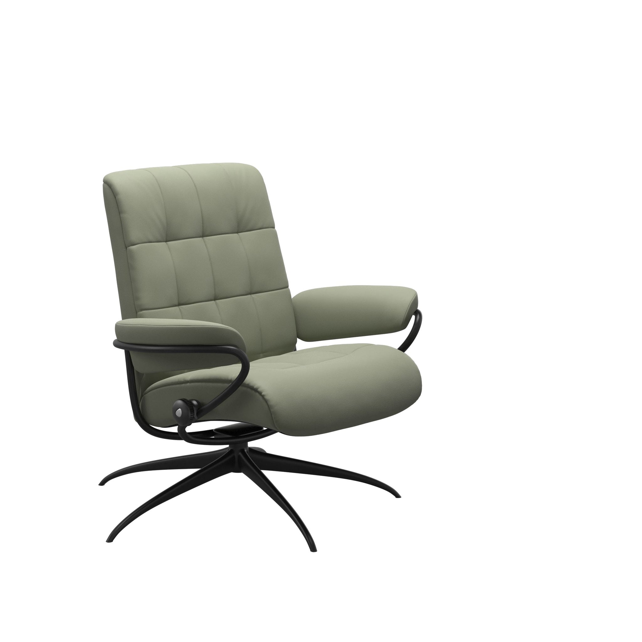 Stressless London Starbase lænestol lav ryg i Paloma Shadow Green