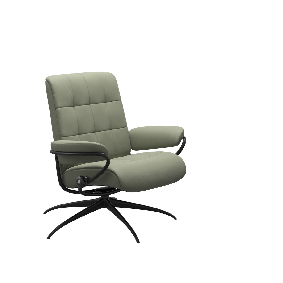 Stressless London Starbase lænestol lav ryg i Paloma Shadow Green