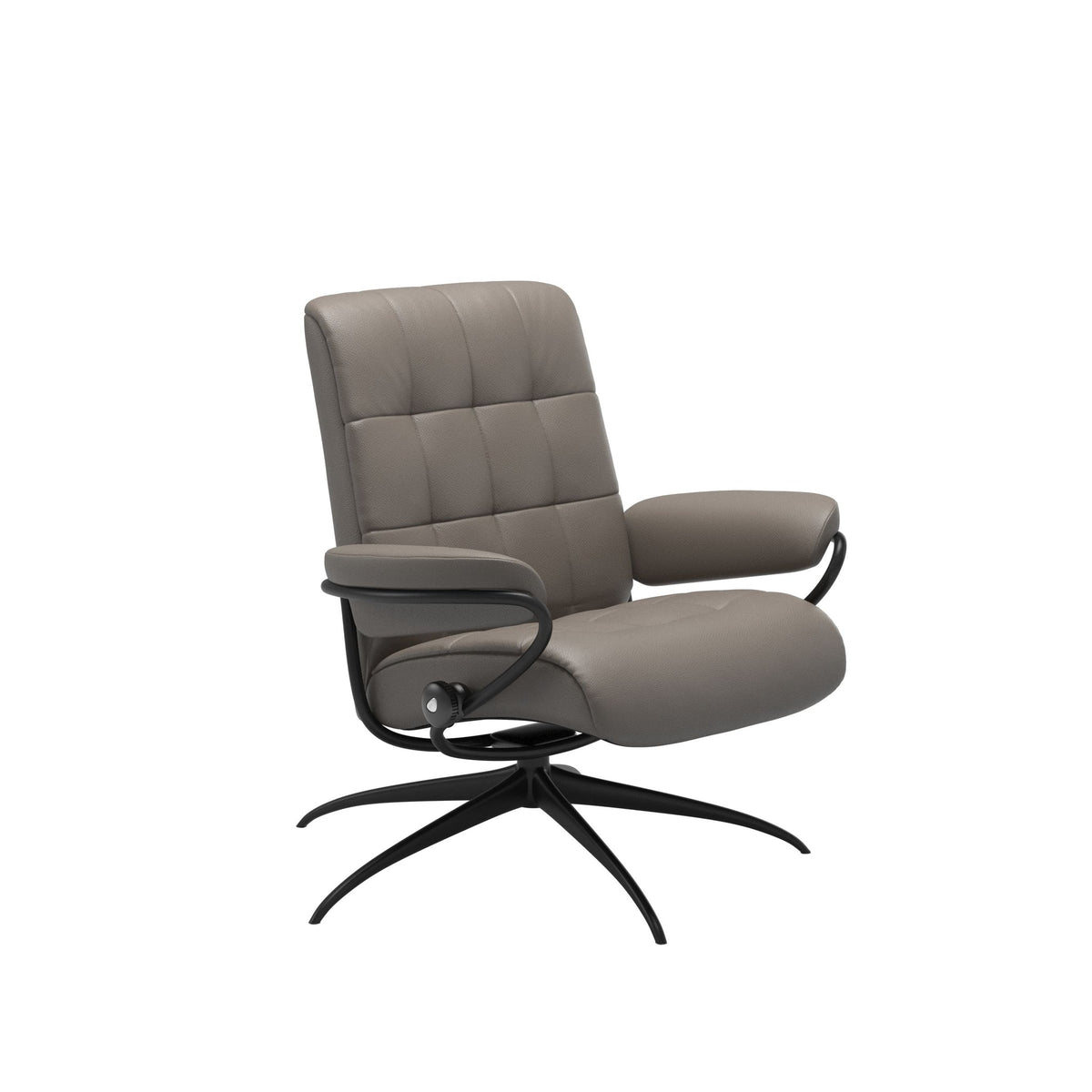 Stressless London Starbase lænestol lav ryg i Velaro Grey