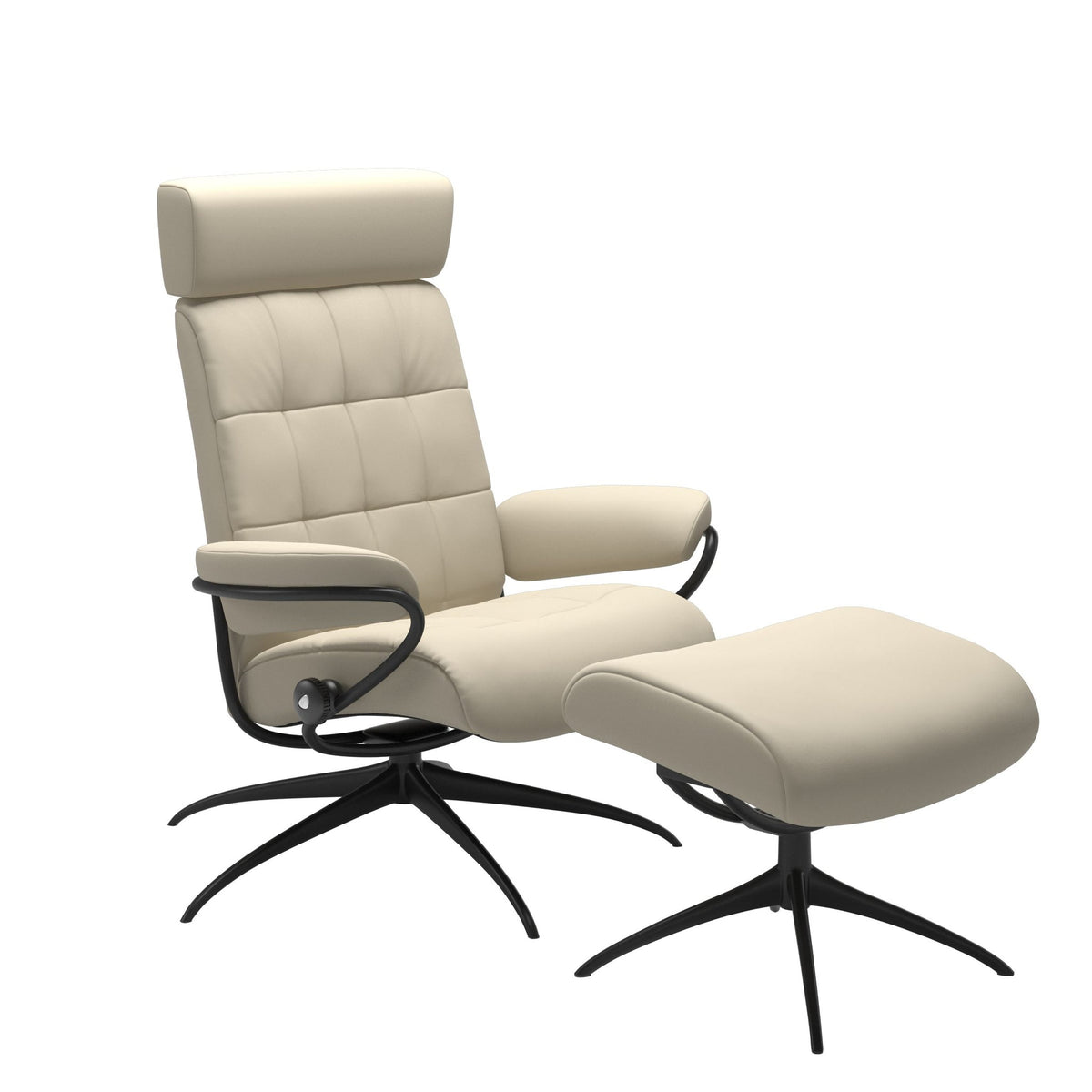 Stressless London Starbase lænestol med nakkestøtte i Batick Cream