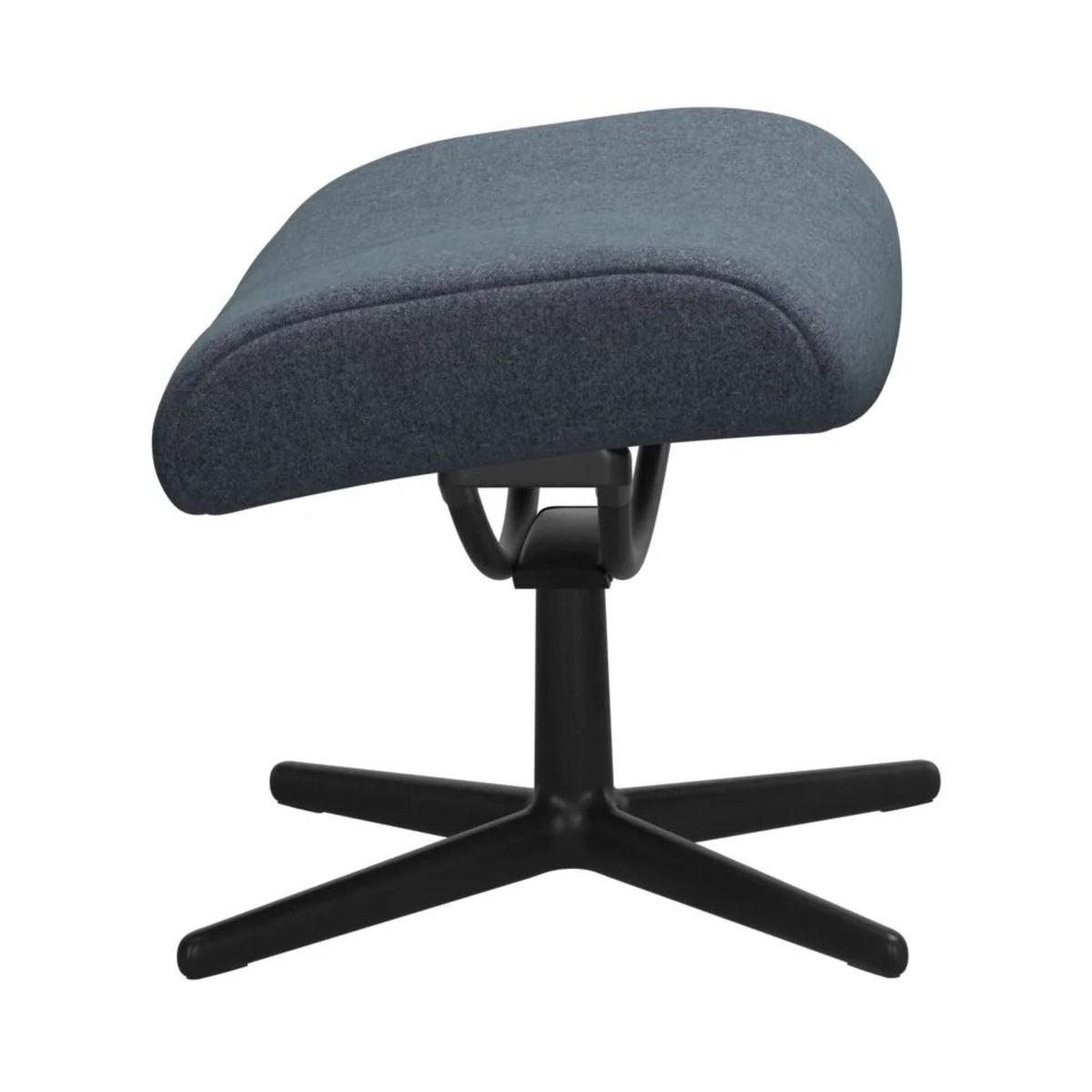 Stressless London fodskammel med Cross-stel i Calido Blue