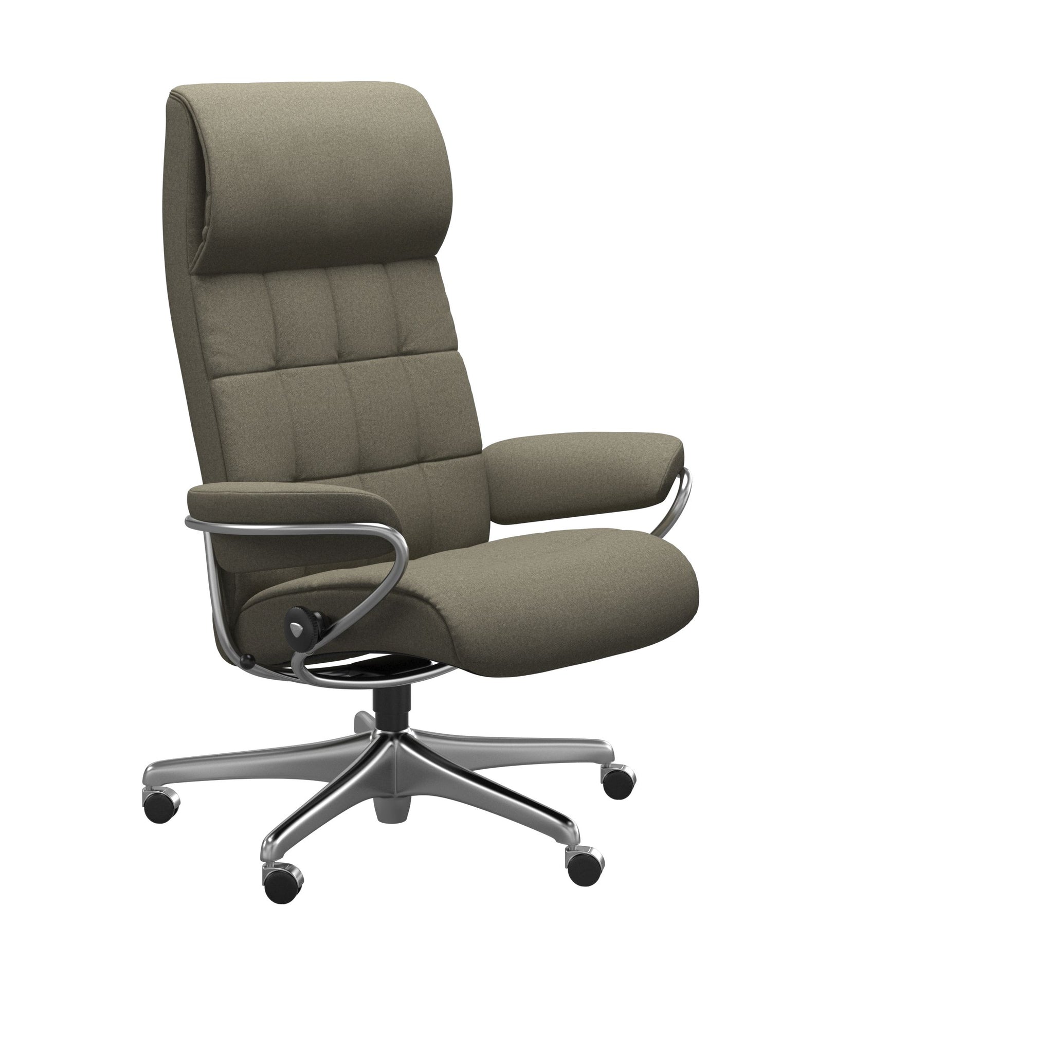 Stressless London kontorstol høj ryg i Calido Olive