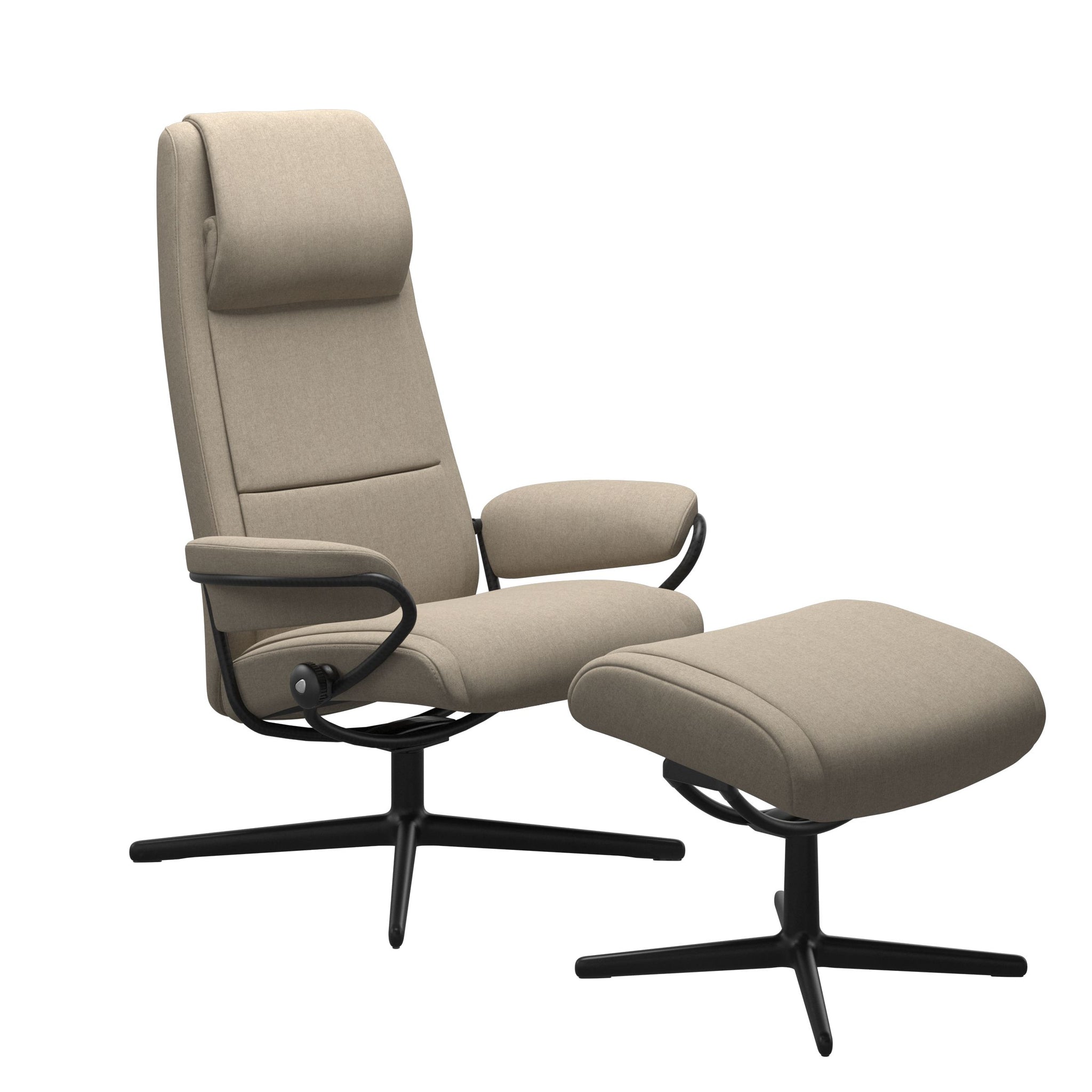 Stressless Paris Cross lænestol høj ryg i Calido Light Beige