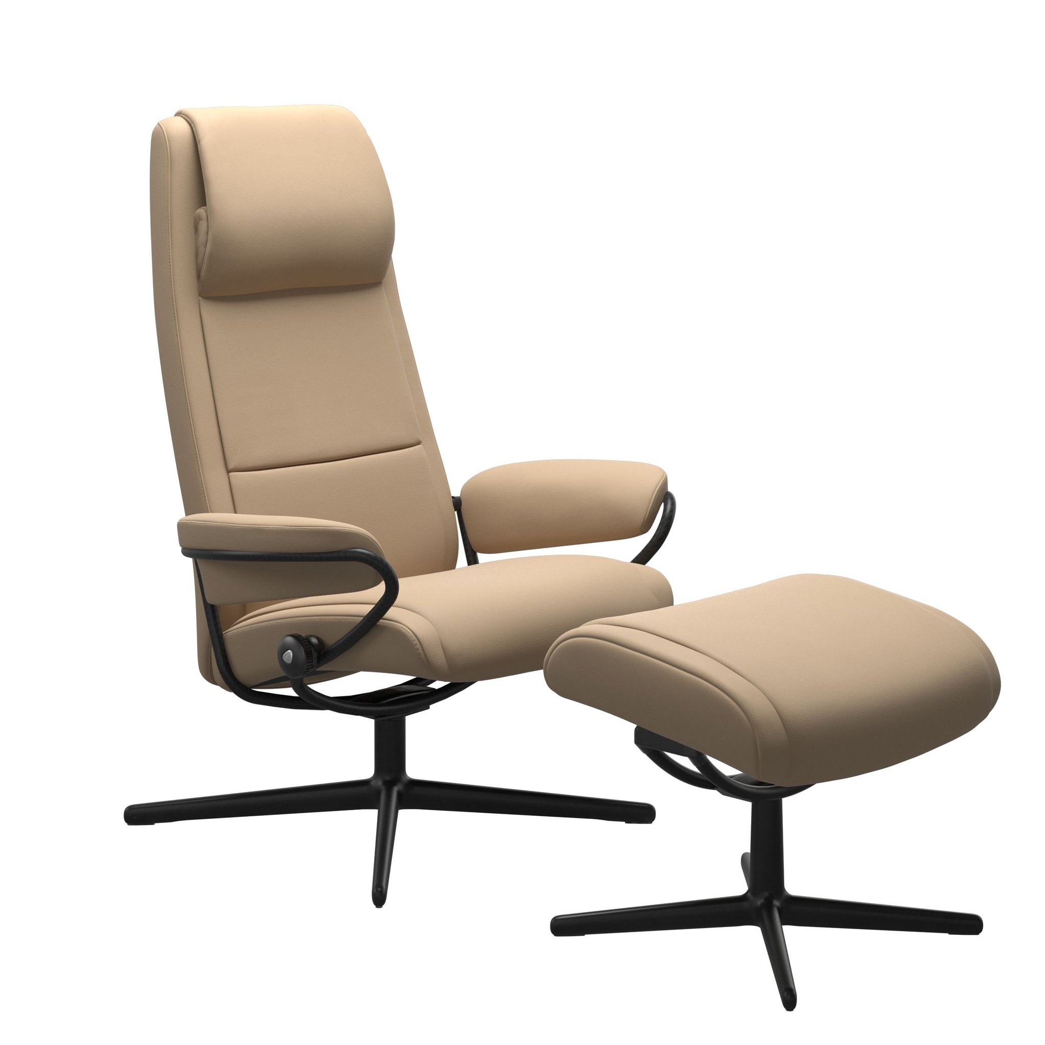 Stressless Paris Cross lænestol høj ryg i Paloma Beige