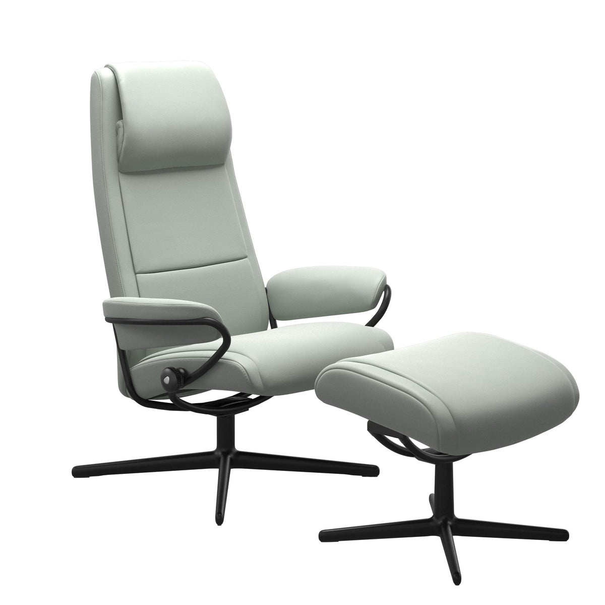 Stressless Paris Cross lænestol høj ryg i Paloma Breezy Blue