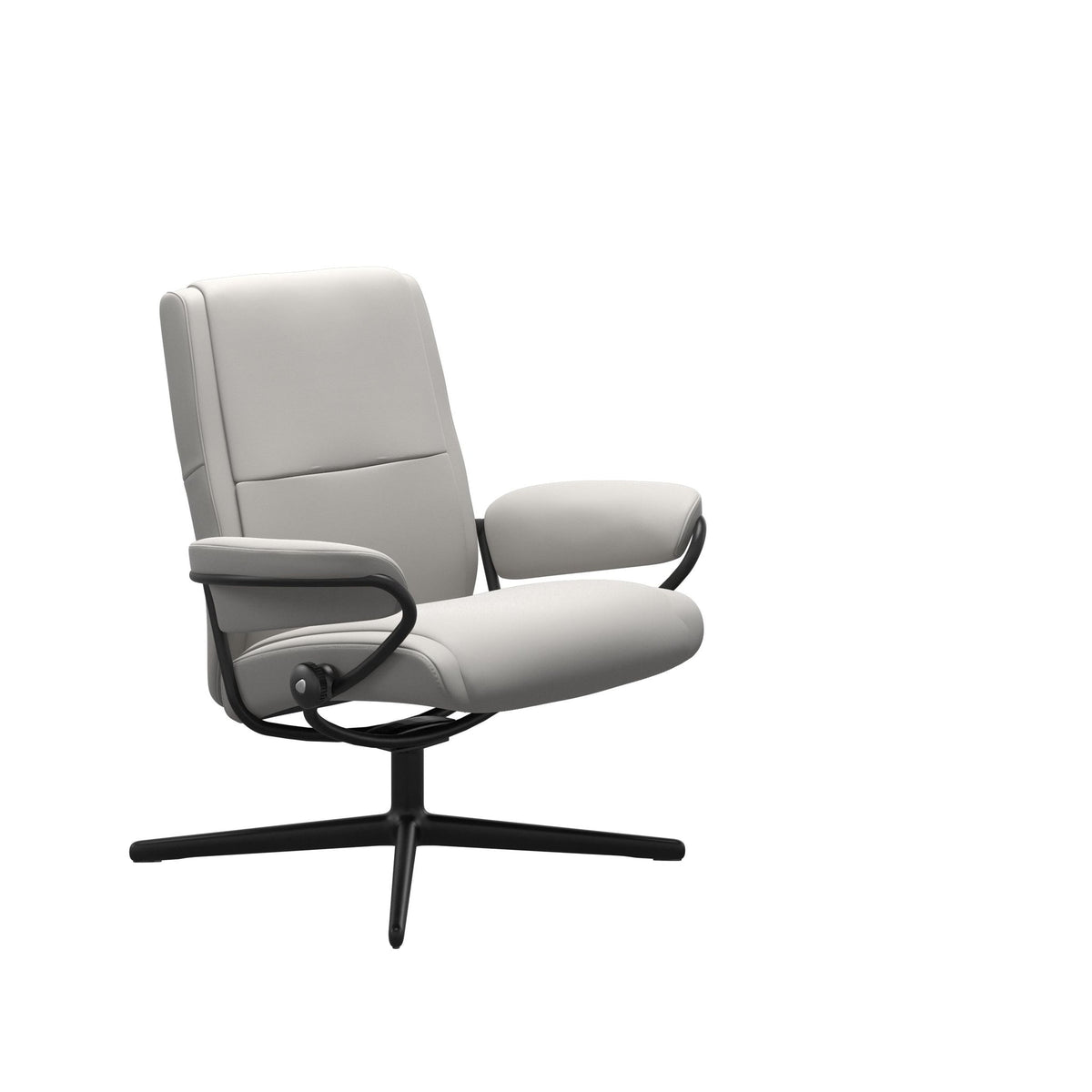 Stressless Paris Cross lænestol lav ryg i Batick Platinum Grey