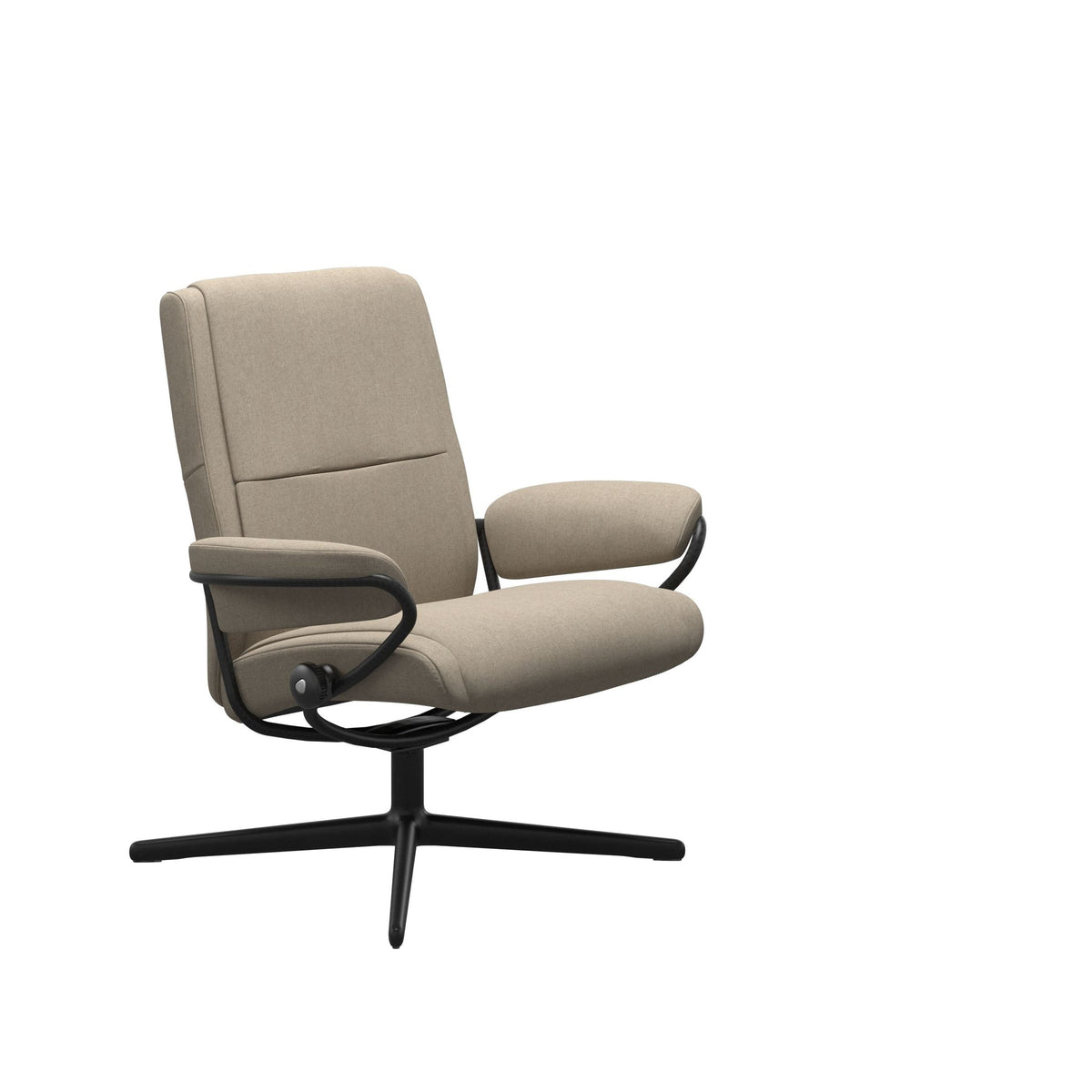 Stressless Paris Cross lænestol lav ryg i Calido Light Beige