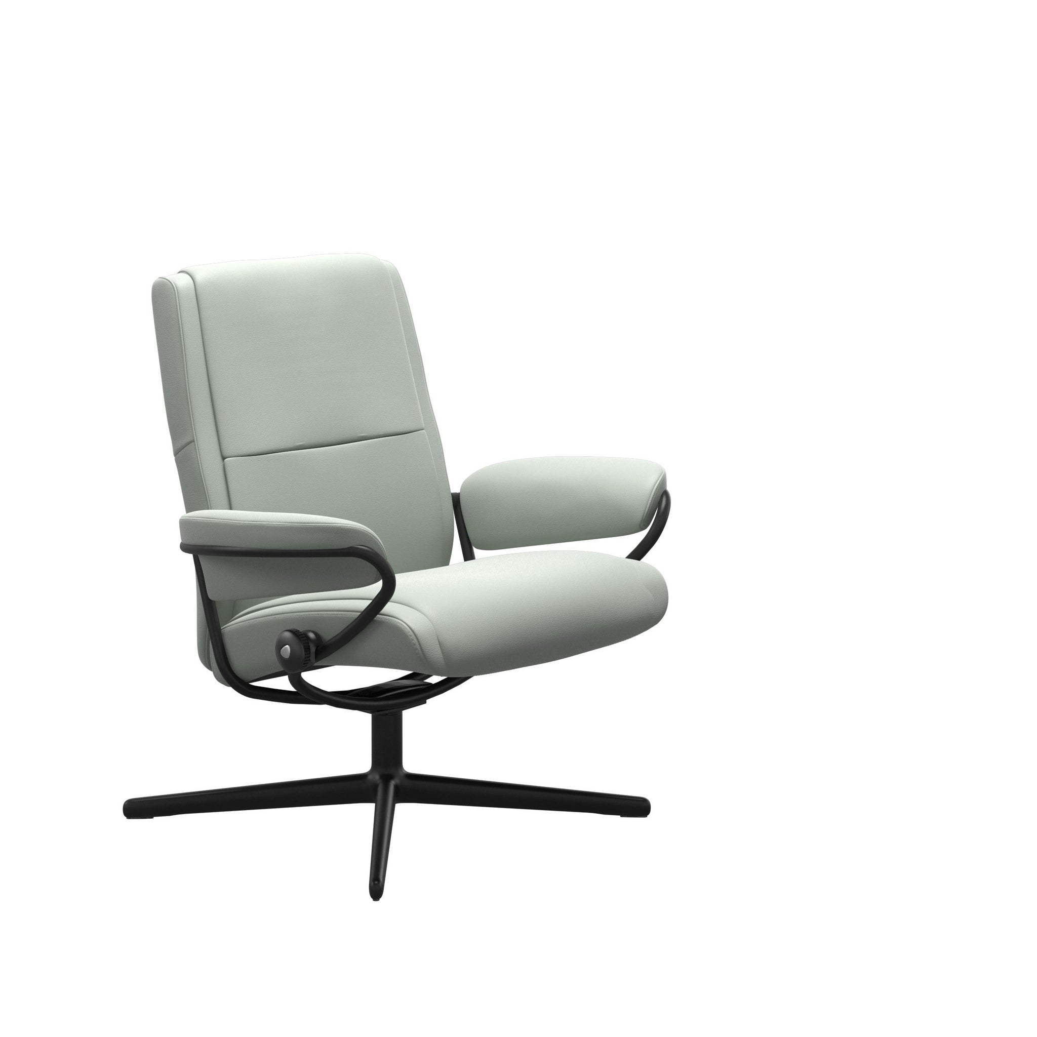 Stressless Paris Cross lænestol lav ryg i Paloma Breezy Blue