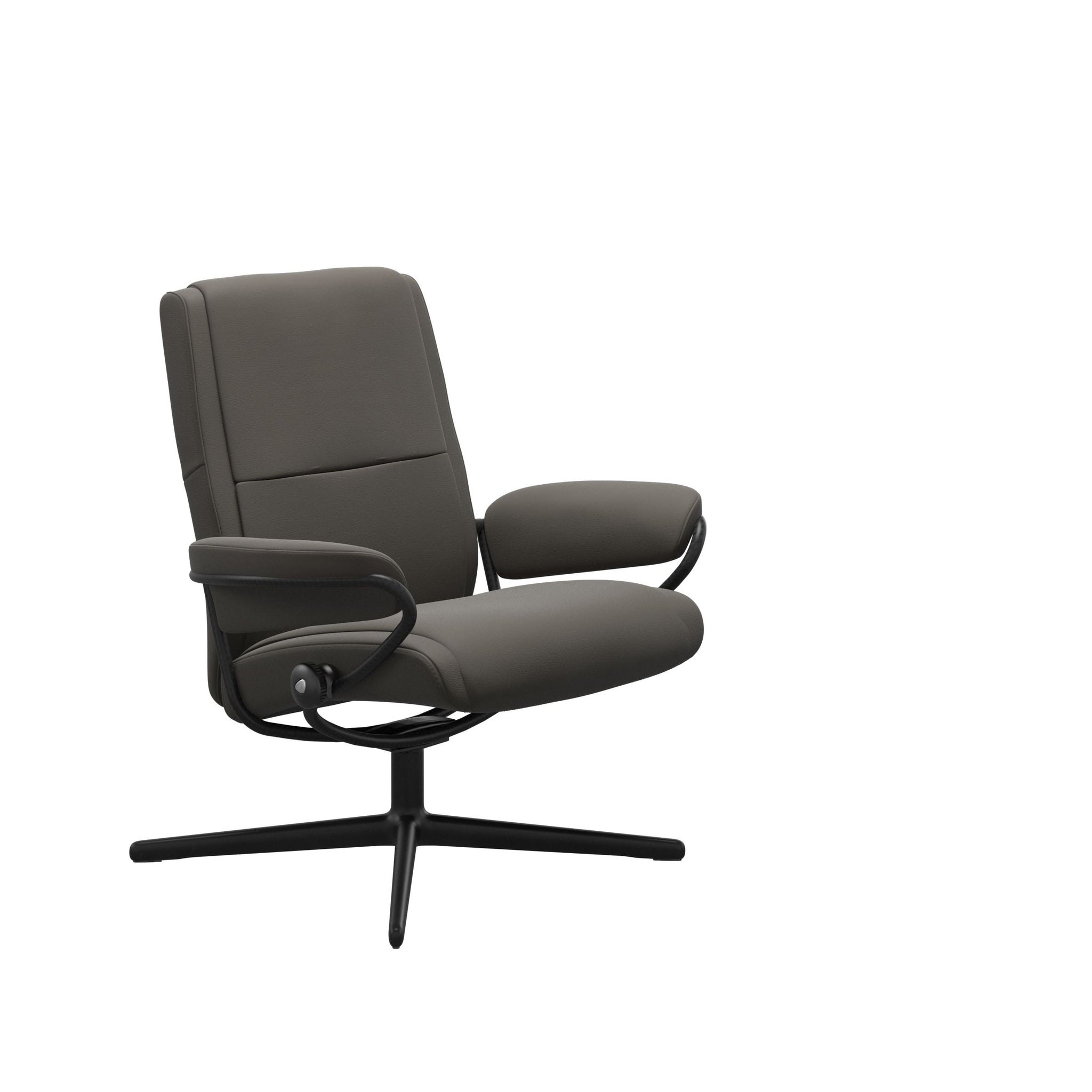 Stressless Paris Cross lænestol lav ryg i Paloma Metal Grey