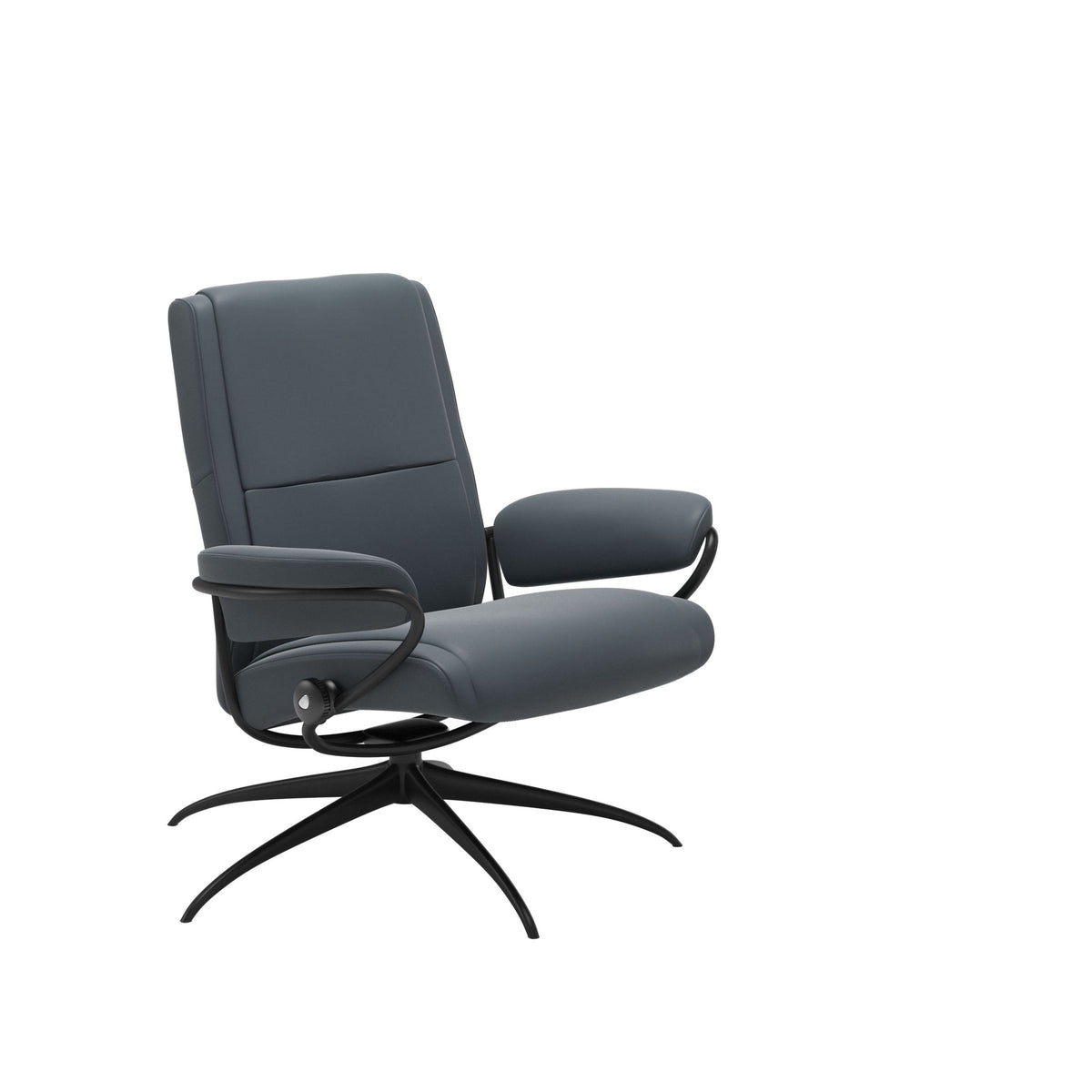 Stressless Paris Starbase lænestol lav ryg i Batick Atlantic Blue