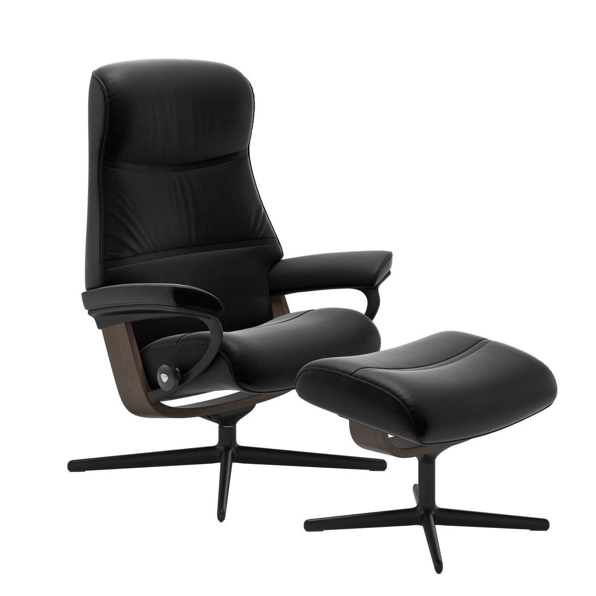 Stressless Philip Cross lænestol i Paloma Black
