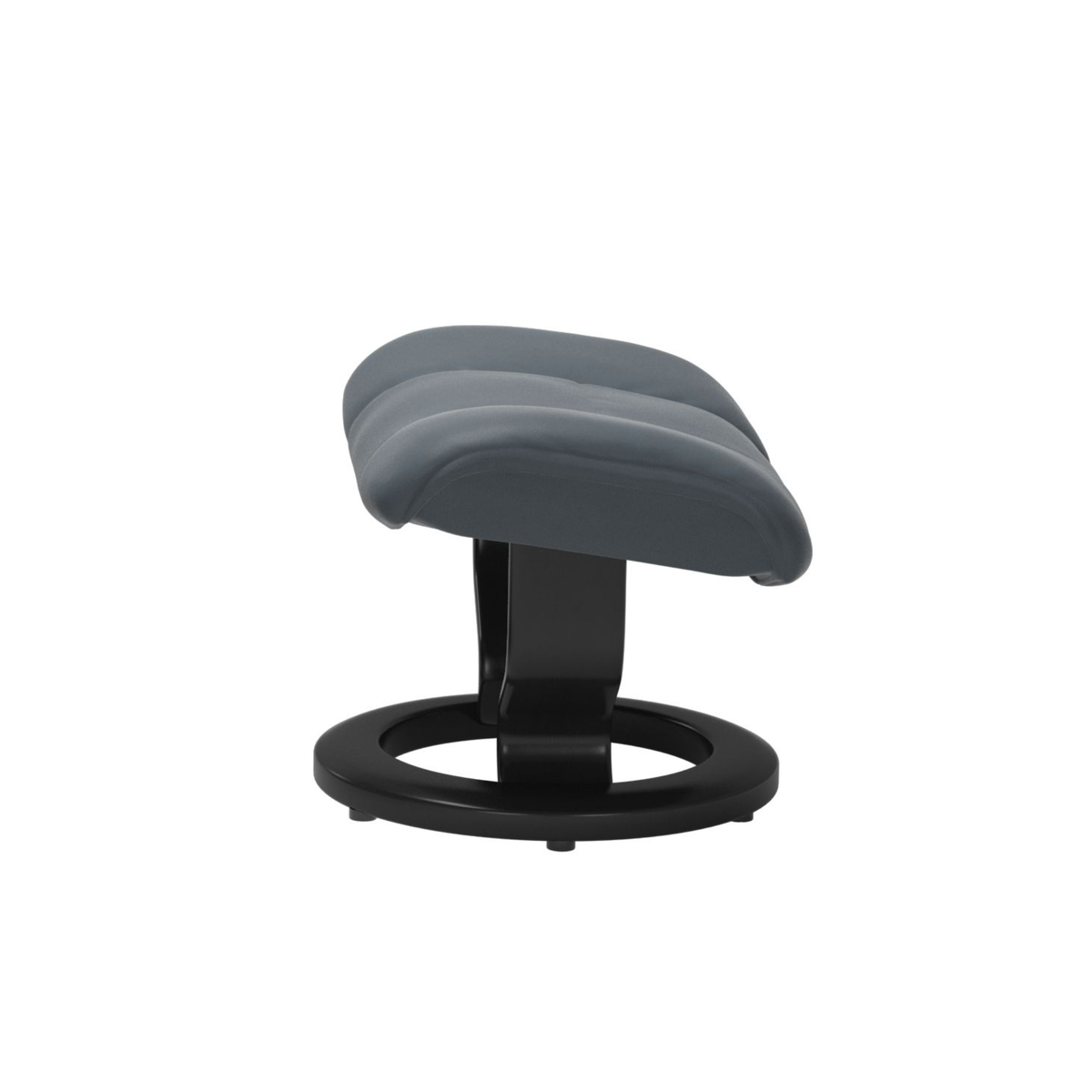 Stressless Ruby fodskammel med Classic-stel i Batick Atlantic Blue