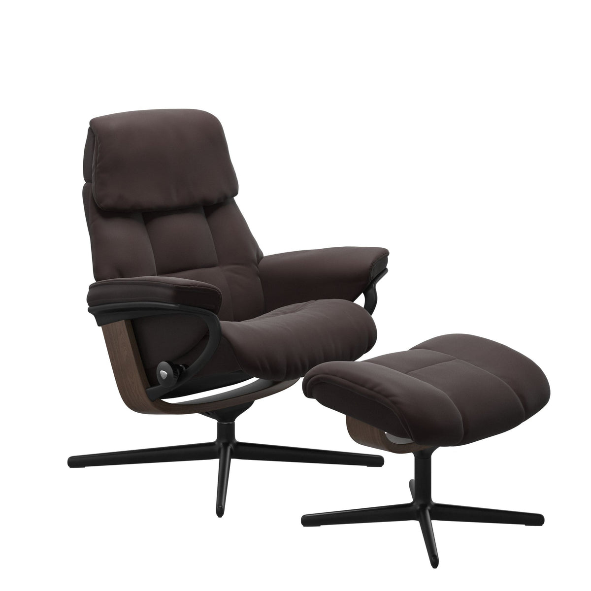 Stressless Ruby Cross lænestol i Paloma Chocolate