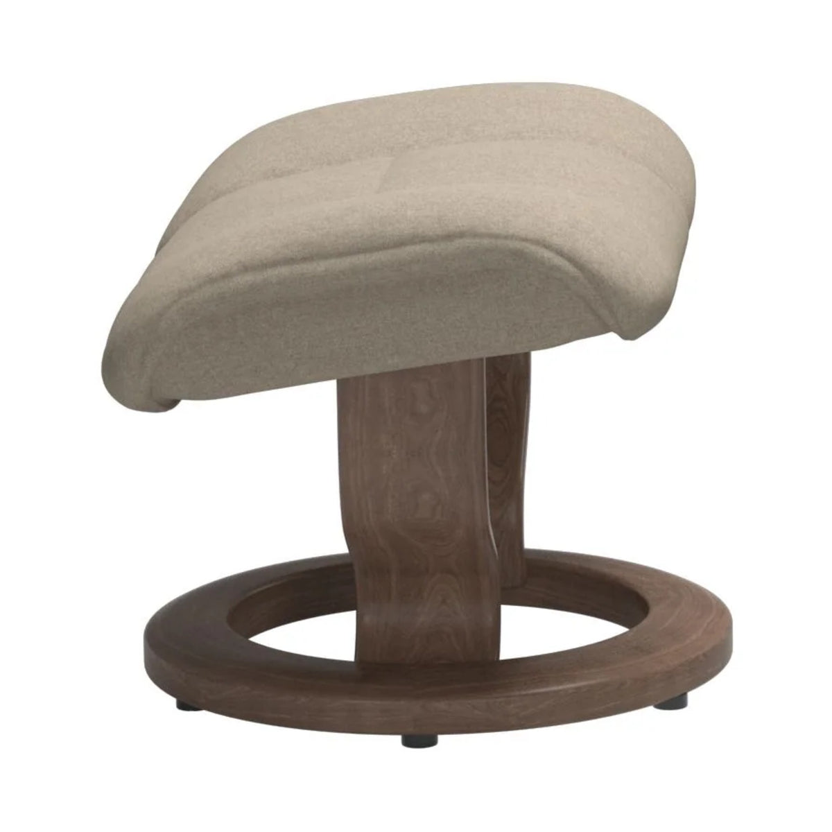 Stressless Ruby fodskammel med Classic-stel i Calido Light Beige