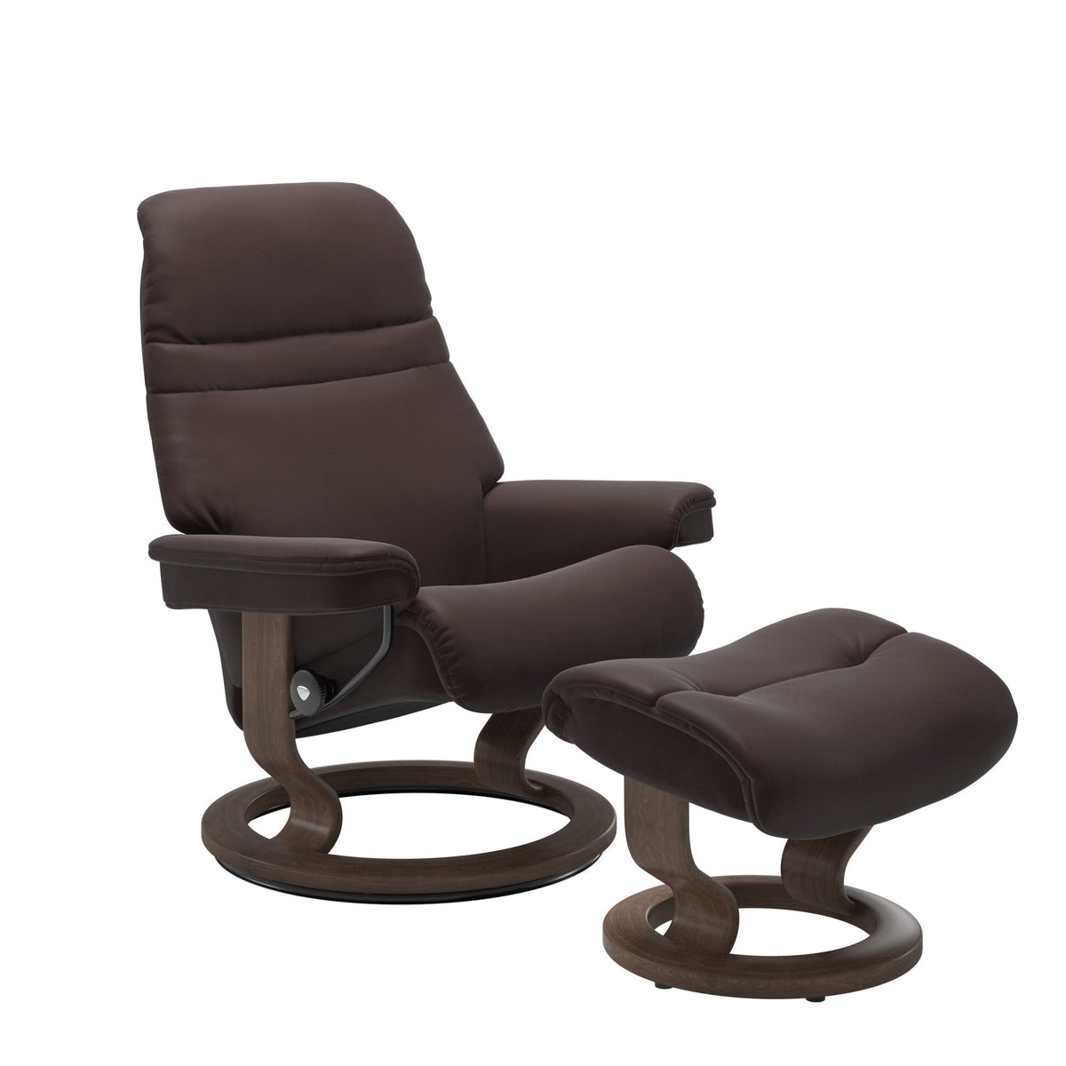 Stressless Sunrise Classic lænestol i Paloma Chocolate