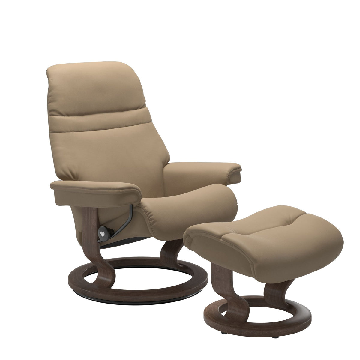 Stressless Sunrise Classic lænestol i Paloma Funghi