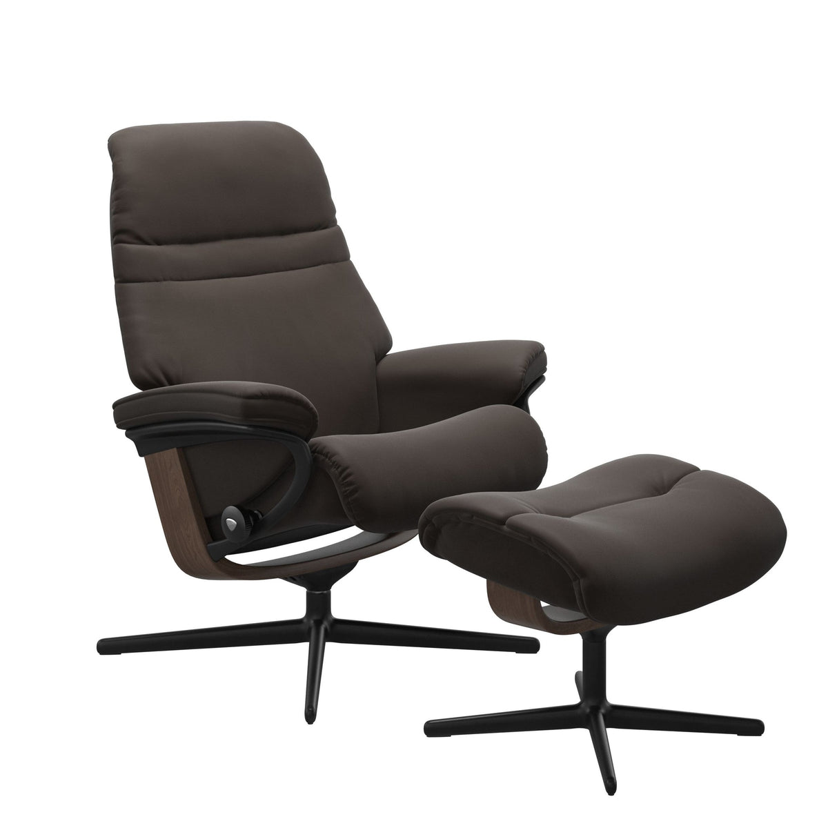 Stressless Sunrise Cross lænestol i Paloma Chestnut
