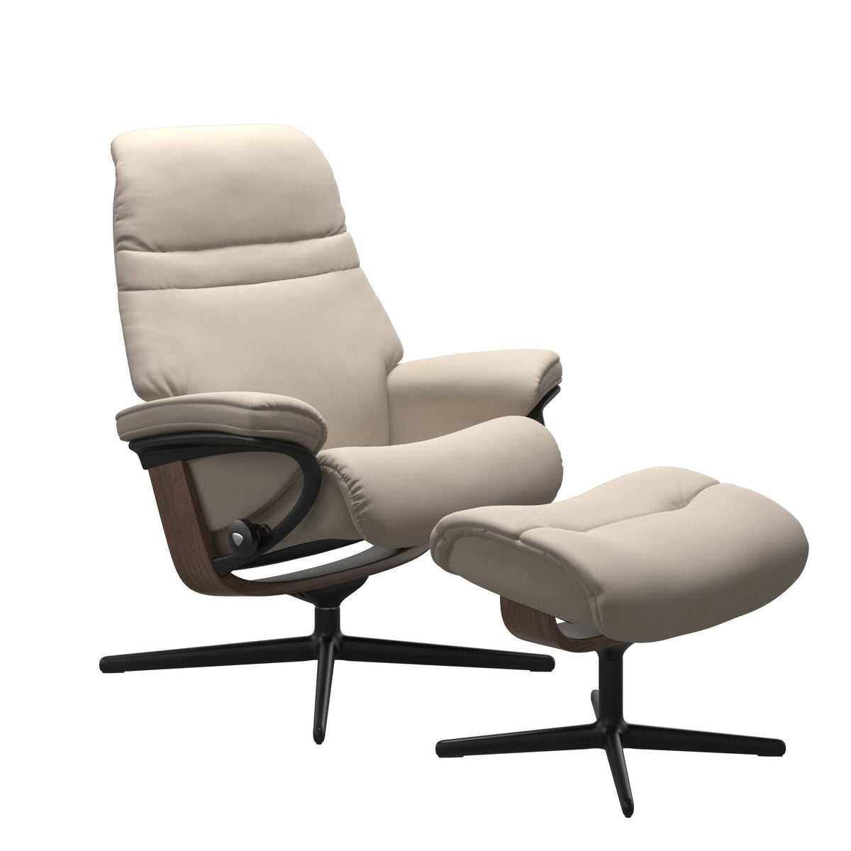 Stressless Sunrise Cross lænestol i Paloma Fog