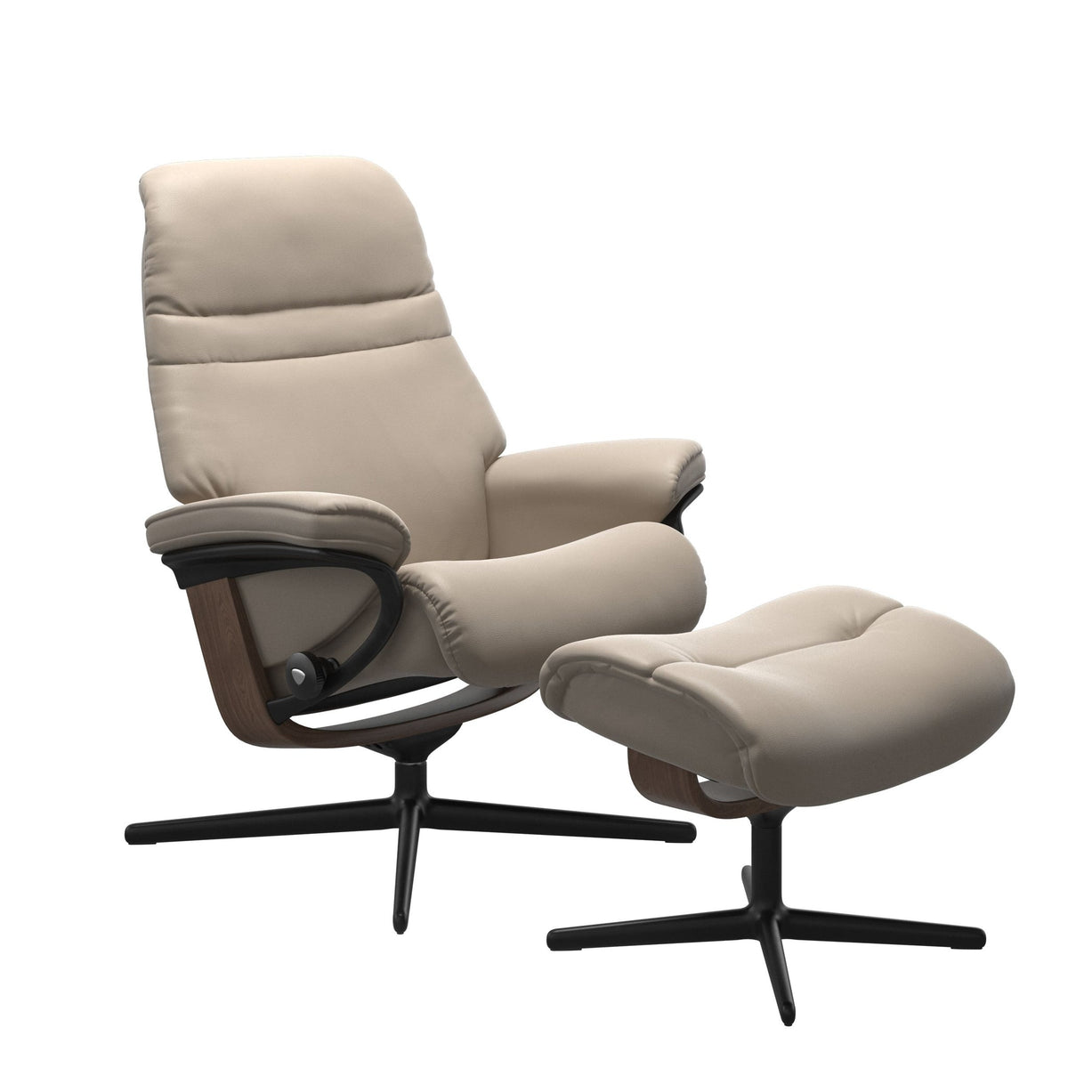 Stressless Sunrise Cross lænestol i Paloma Mushroom