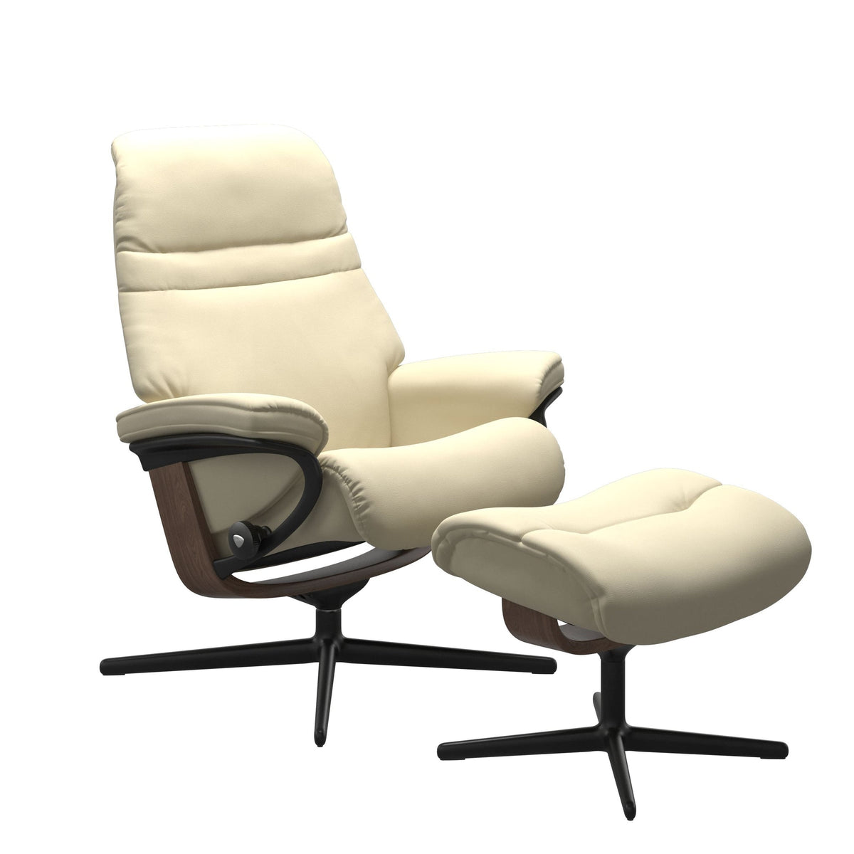 Stressless Sunrise Cross lænestol i Paloma Vanilla