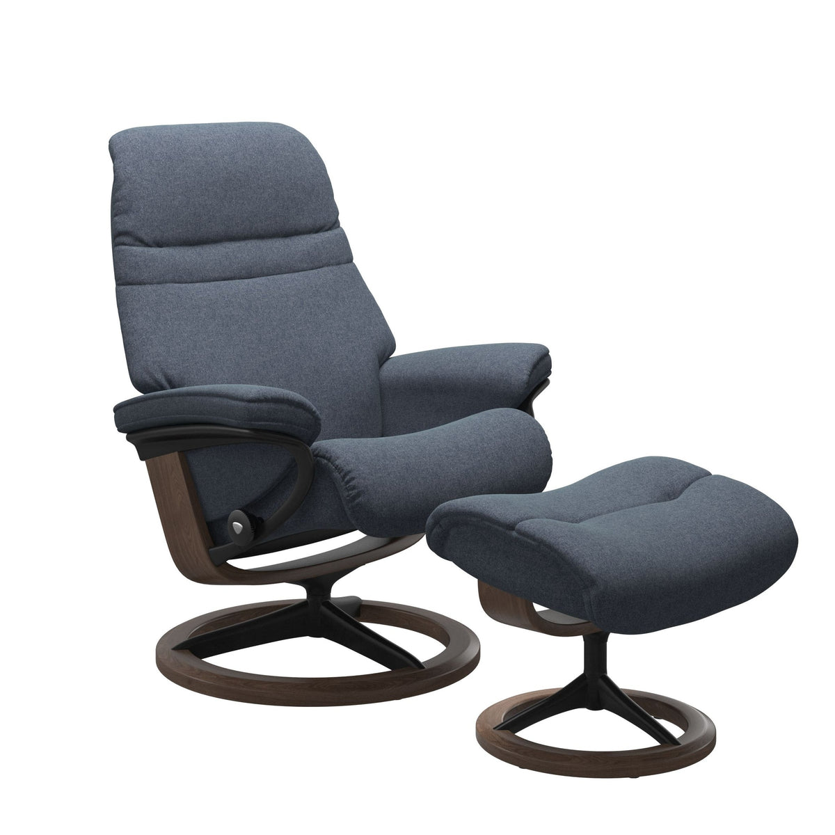 Stressless Sunrise Signature lænestol i Calido Blue