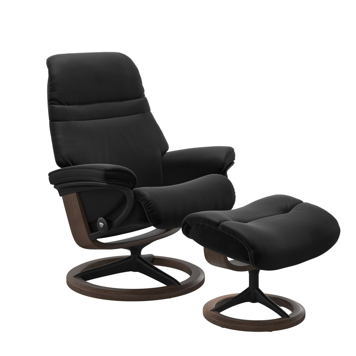 Stressless Sunrise Signature lænestol i Paloma Black