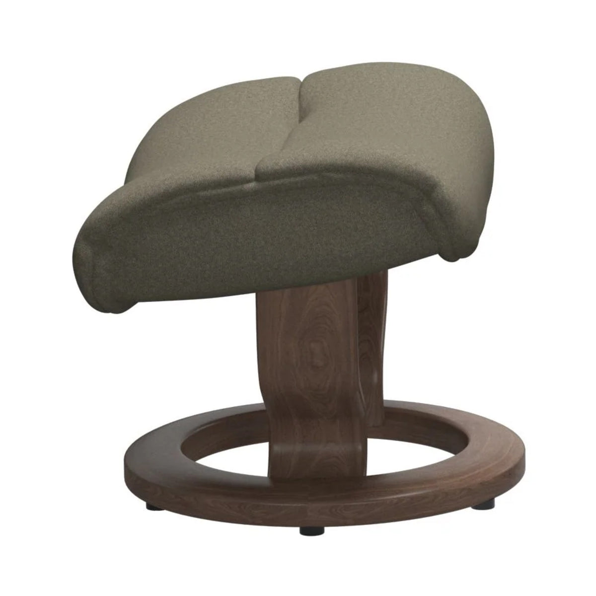 Stressless Sunrise fodskammel med Classic-stel i Calido Olive