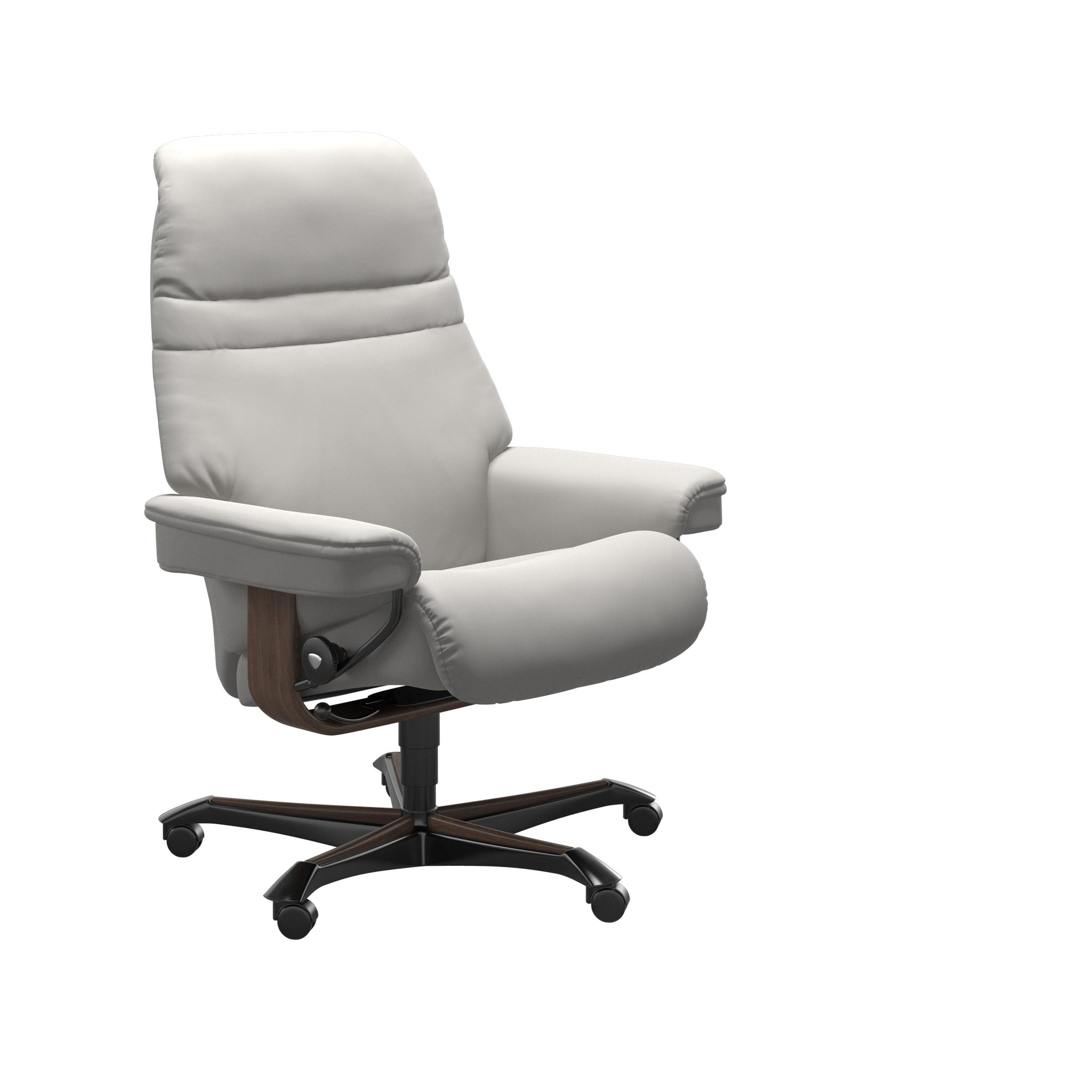 Stressless Sunrise kontorstol i Batick Platinum Grey